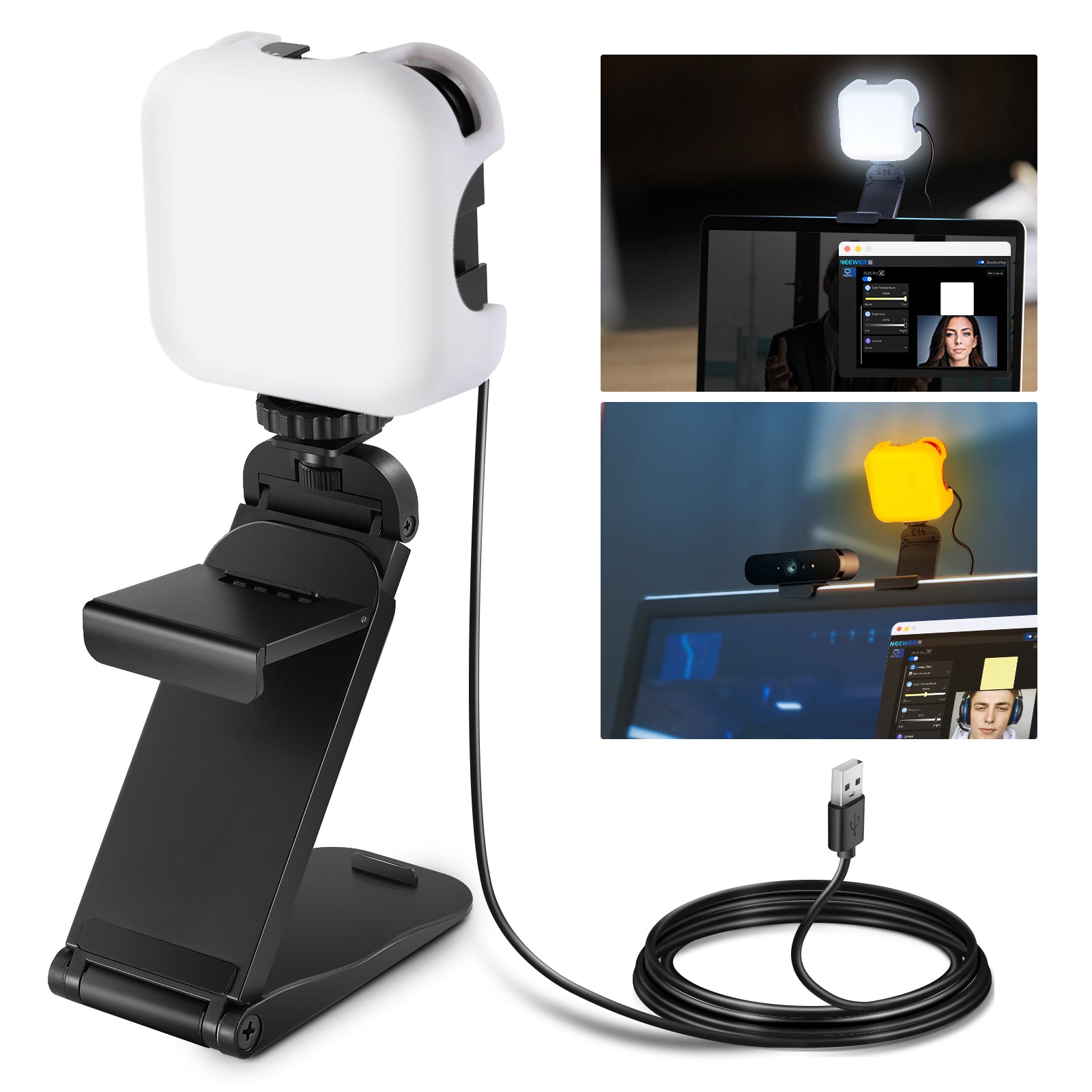 Neewer PL81 Pro Professional LED Streaming Light Panel - Dimmable 5600K Daylight for YouTube, Twitch, TikTok Live Streaming & Video Recording