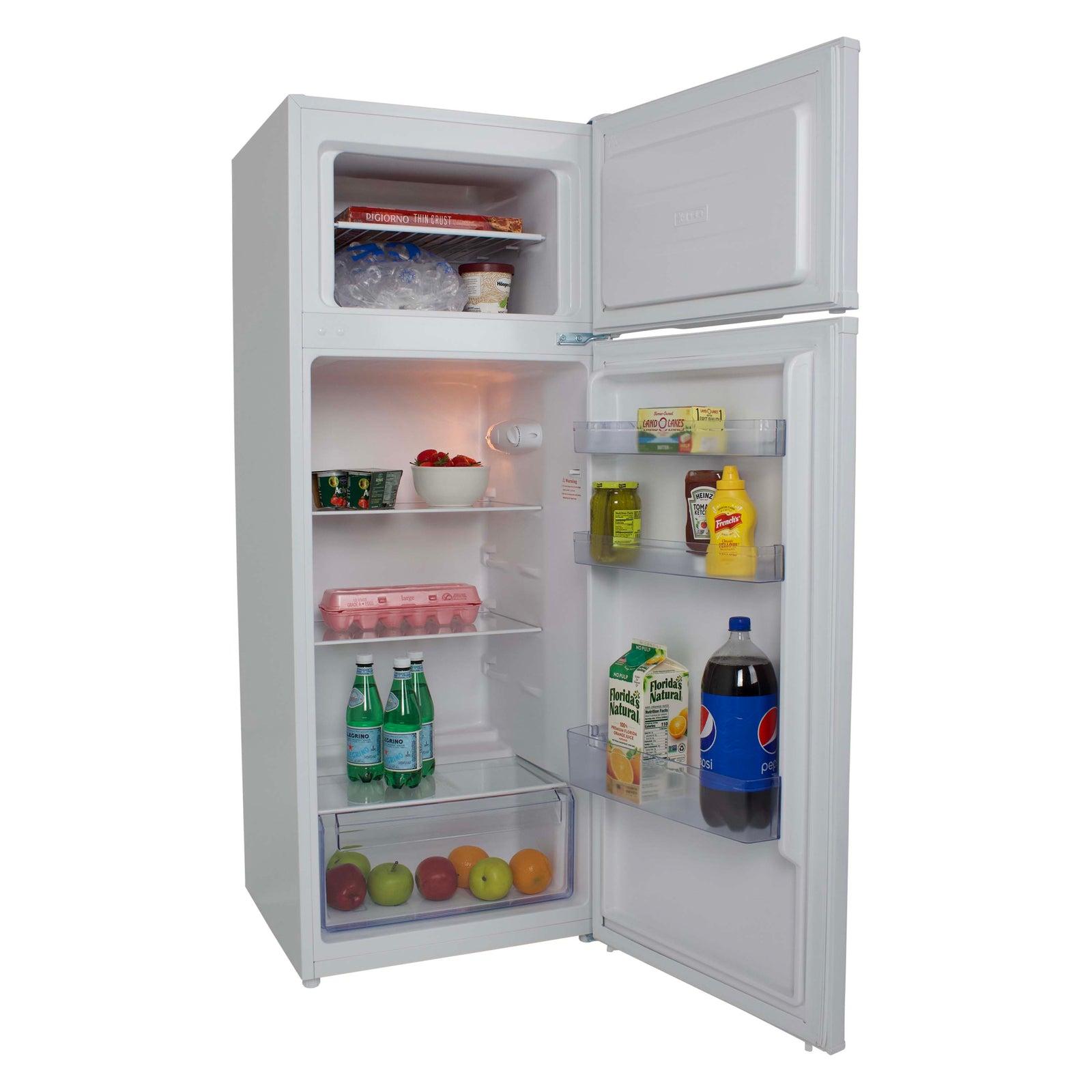 Avanti RA733B3S 7.3 Cu. Ft. Compact Refrigerator - Energy Efficient Apartment Fridge with Freezer for Small Spaces, Dorms & Studio Kitchens