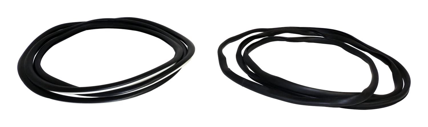 Crown Automotive Windshield Weatherstrip Kit - Universal Fit for Car & Truck Windshield Seal Replacement - Weatherproof Protection for All Seasons (Rain, Snow, Dust)
