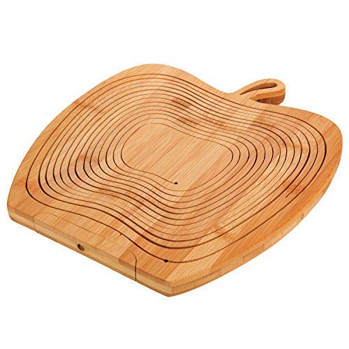 Premium Dried Fruit Gift Set with Foldable Wooden Bowl - BONNIE AND POP - Healthy Snacks for Holidays, Housewarming & Office Gifts - Perfect for Parties, Home Decor & Gourmet Treats
