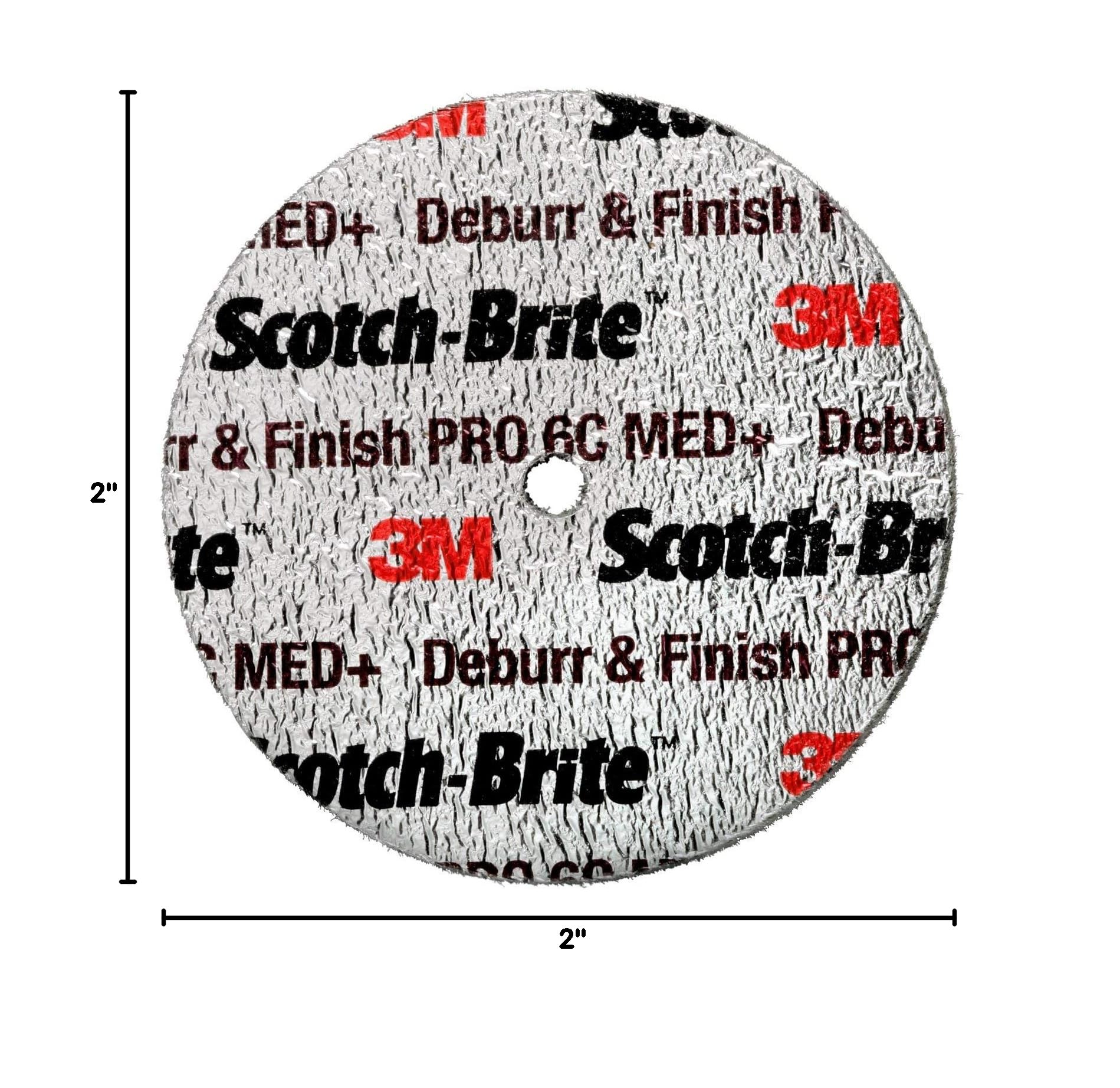 3M Scotch-Brite Deburr and Finish PRO Unitized Wheel - 2