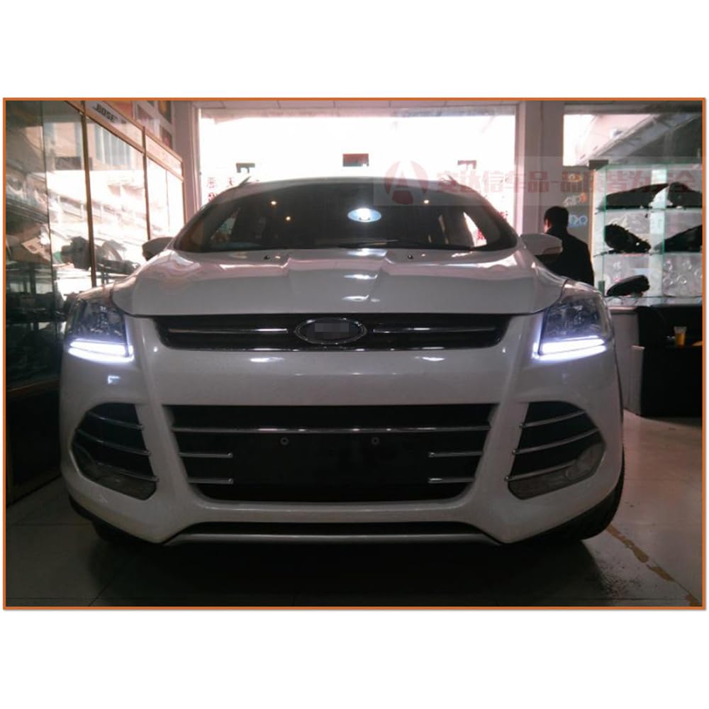 High Brightness LED DRL Fog Lights for Ford Kuga Escape 2013-2016 | Daytime Running Lights & Bumper Lights | Perfect for Night Driving & Off-Road Adventures