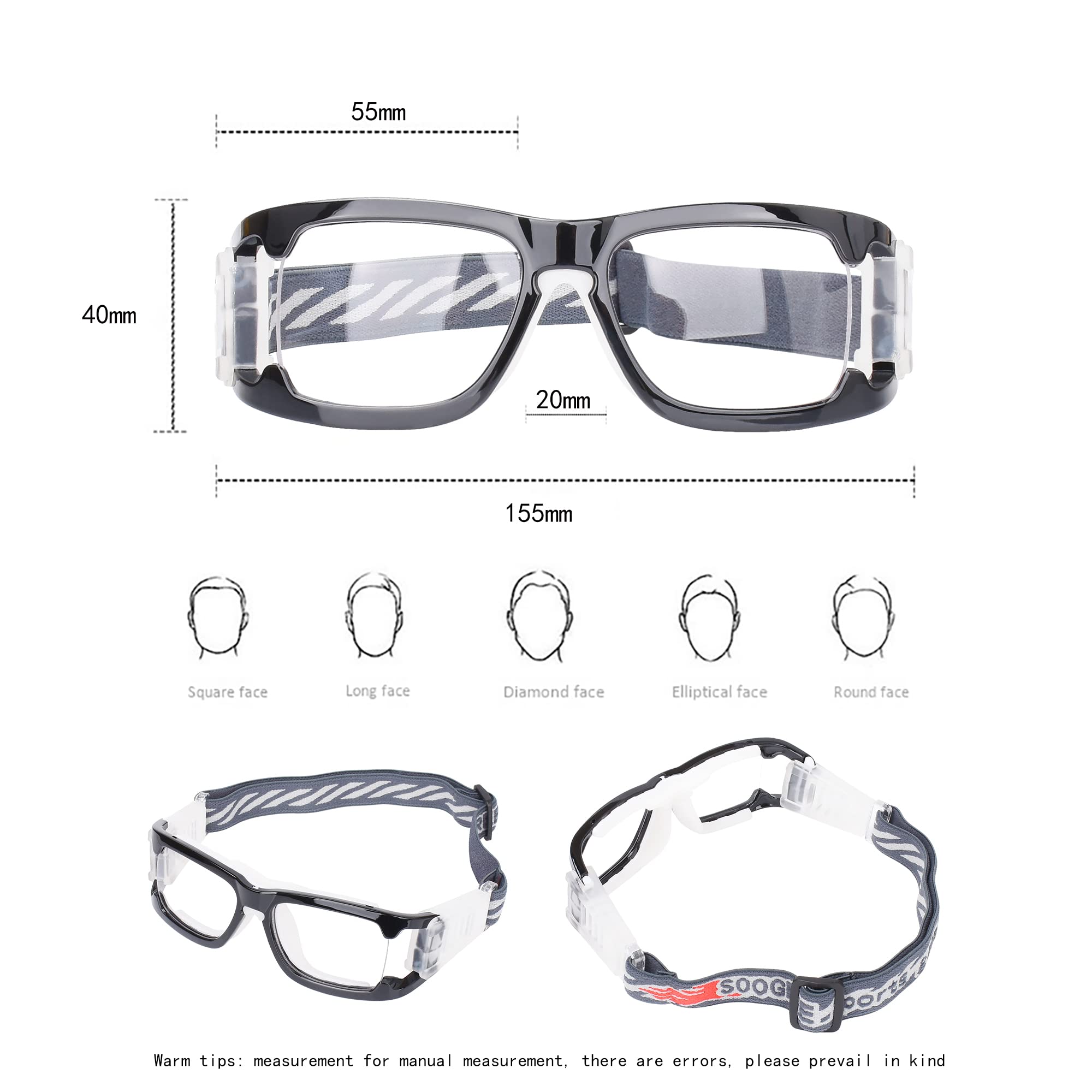 Best Sports Goggles for Basketball & Football - Anti-Fog, Shockproof Safety Eyewear for Men & Women - Perfect for Indoor/Outdoor Games & Training