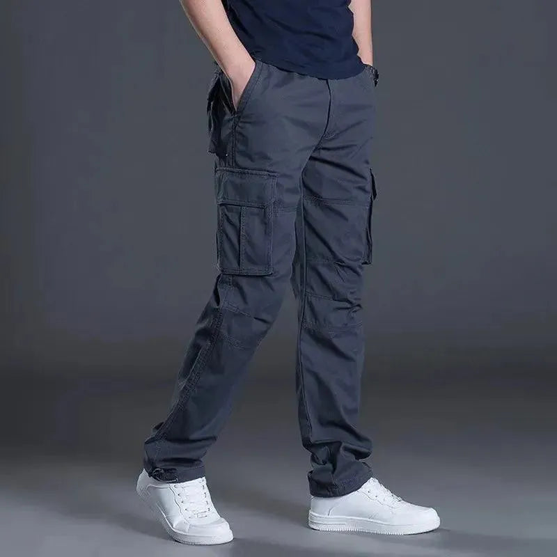 Men's Cargo Pants with Multiple Pockets - Durable & Stylish Workwear for Outdoor, Hiking & Casual Wear