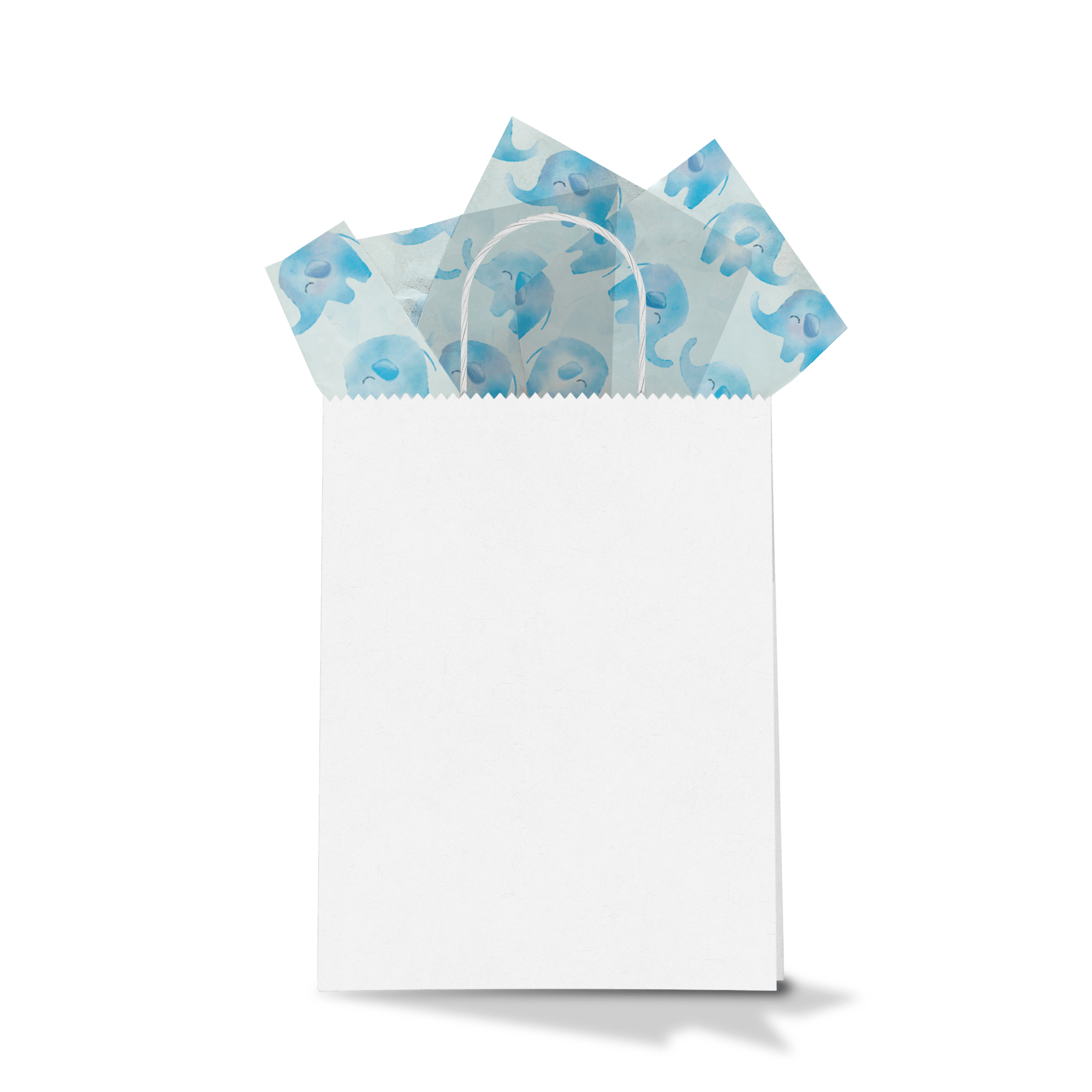 Premium Blue Elephant Tissue Paper - Soft, Decorative & Eco-Friendly for Gift Wrapping, Party Decorations & Craft Projects