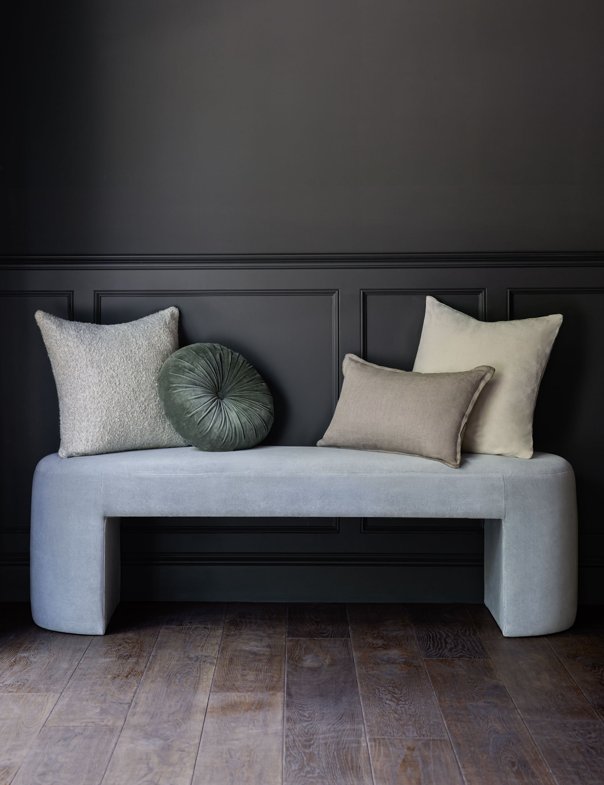 Charlotte Velvet Pillow - Soft Luxury Decorative Throw Pillow for Sofa, Bed & Couch - Perfect for Living Room, Bedroom & Home Decor