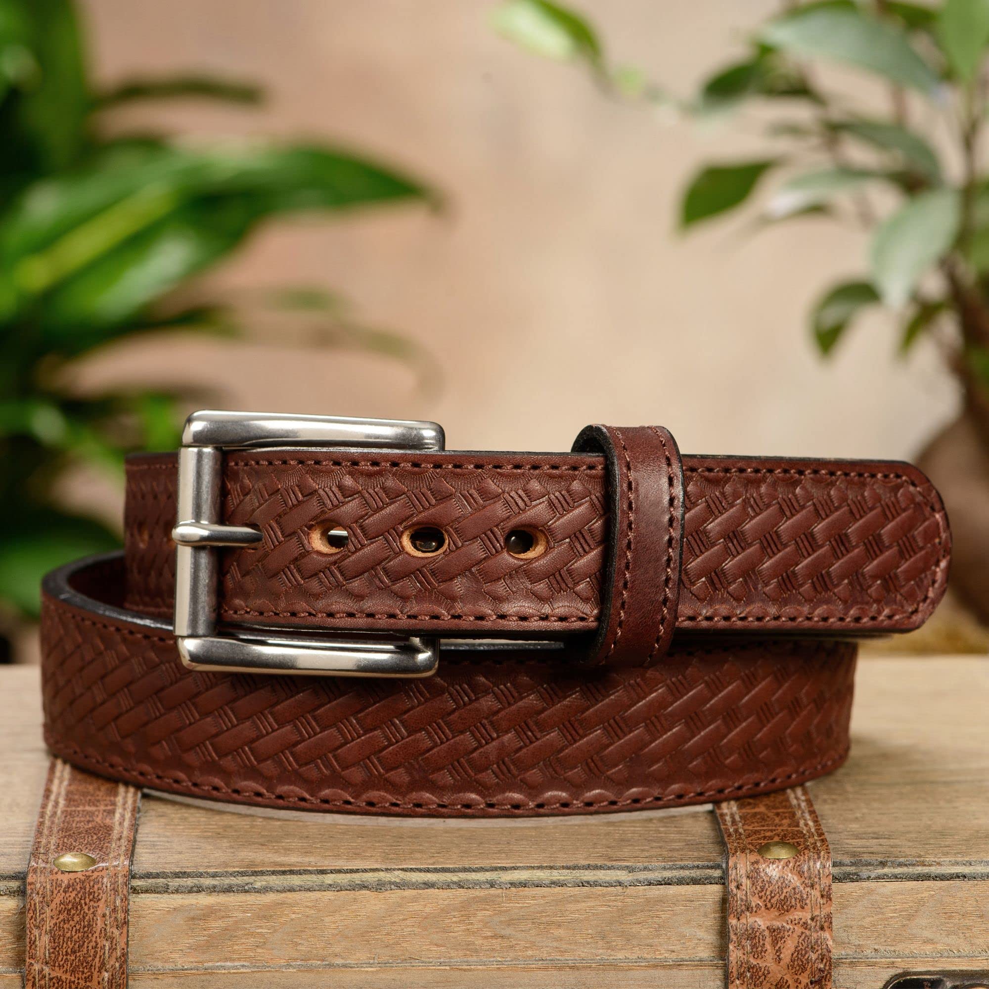 Premium Bullhide Leather Belt for Men - 1.50
