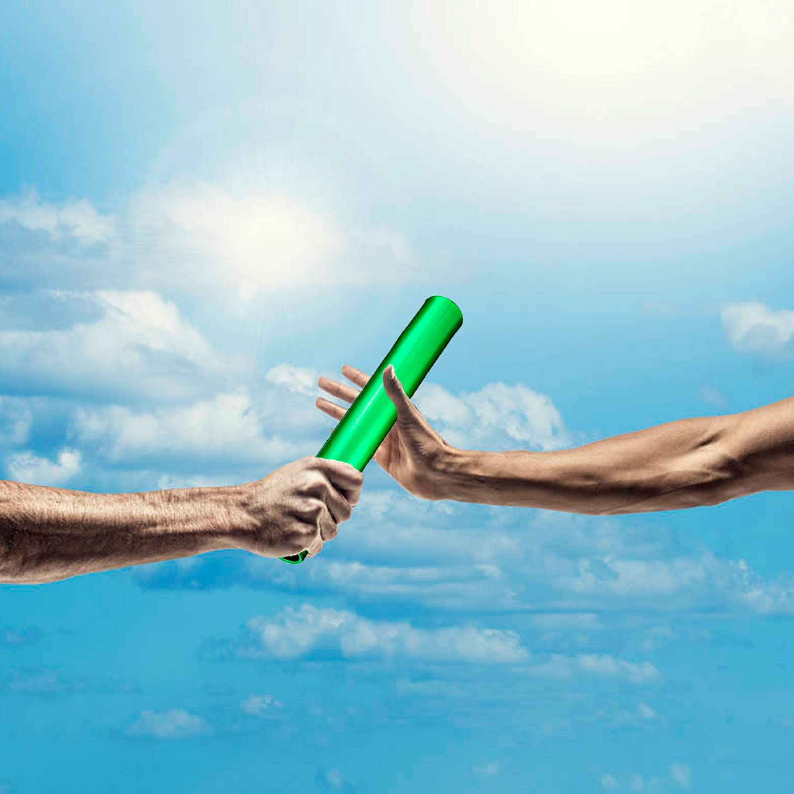 Flylin Relay Baton - Professional Aluminum Track & Field Baton for Sprint Races, Team Relays & Outdoor Sports | Perfect for Track Meets, School Competitions & Training Sessions