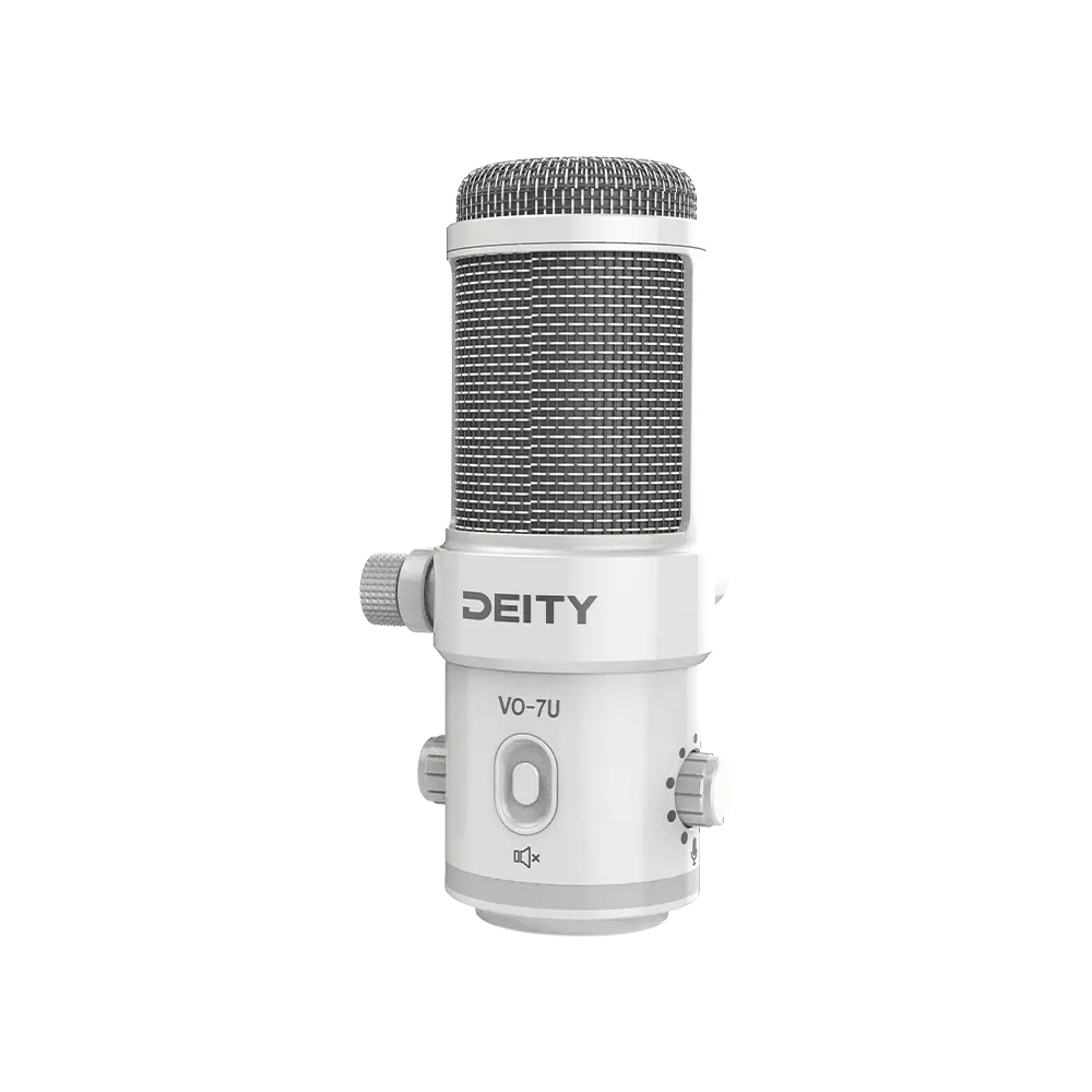 VO 7U White Edition USB Microphone - Professional Studio Recording Mic for Podcasting, Streaming, Gaming & Voice Overs (Perfect for Home Studios & Content Creators)