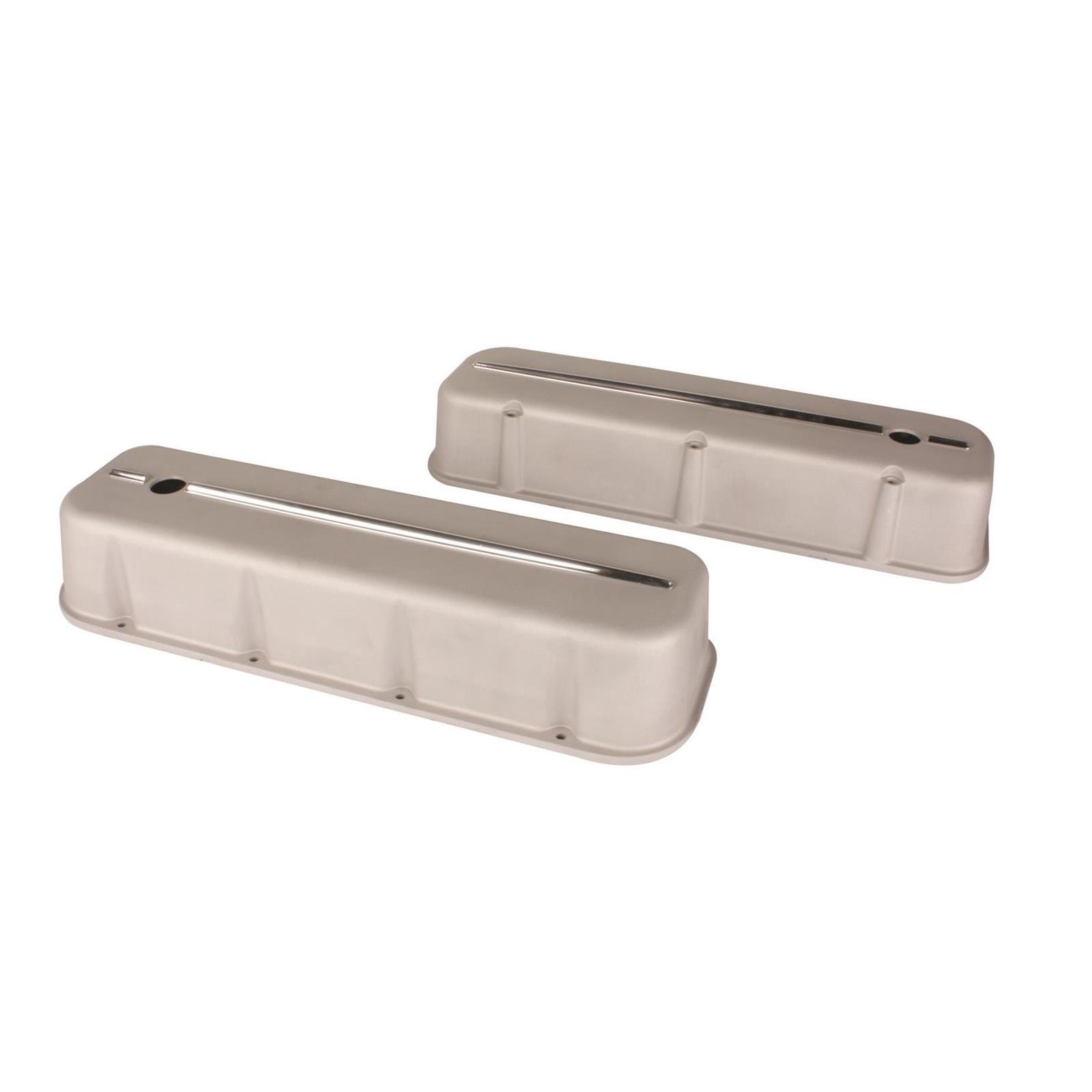 Billet Specialties 96124 Aluminum Valve Cover - High Performance Engine Upgrade for Muscle Cars & Hot Rods - Perfect for Racing, Car Shows & Restoration Projects