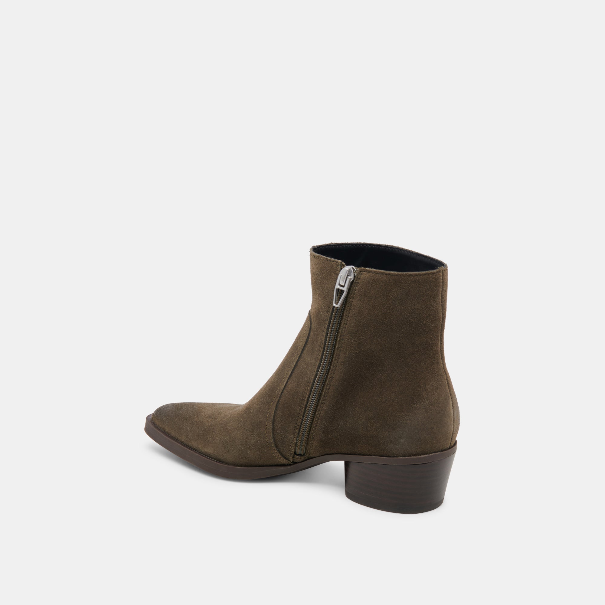 FAHARI H2O Waterproof Booties - Army Green Suede Ankle Boots for Women | Comfortable & Stylish Outdoor Shoes for Hiking, Walking, and Casual Wear