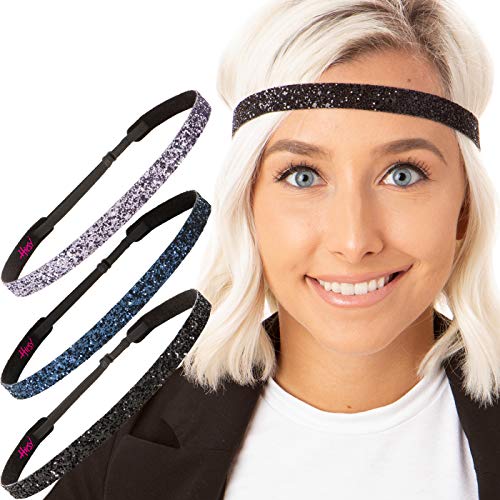 Bling Glitter Skinny Black/Navy/Gunmetal