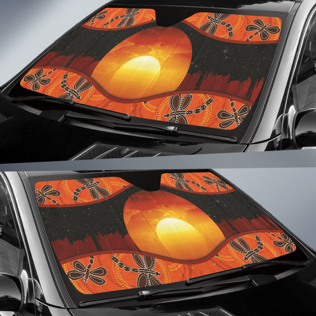 Premium Australian Aboriginal Car Sun Shades - UV Protection & Heat Reduction for Vehicles | Perfect for Road Trips & Outdoor Parking