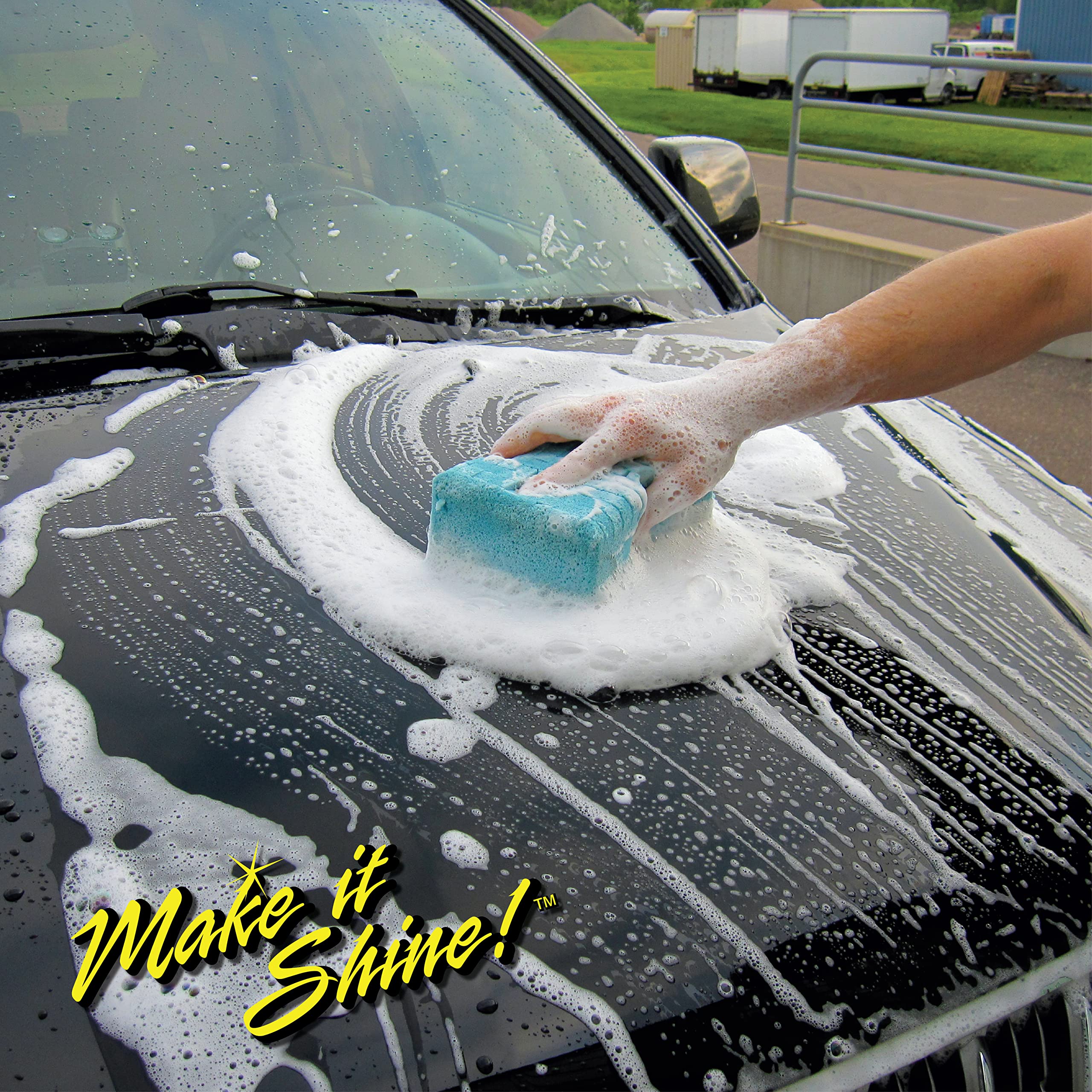 Wizards Car Wash - Super Concentrated Biodegradable Car Wash Soap (1 Gallon) - Thick Foam Formula for Cars, Boats & Marine Use - Salt-Free, Eco-Friendly Auto Detailing Supplies - Perfect for Foam Cannon & Pressure Washer - Ideal for Home, Professional & Mobile Car Wash Businesses