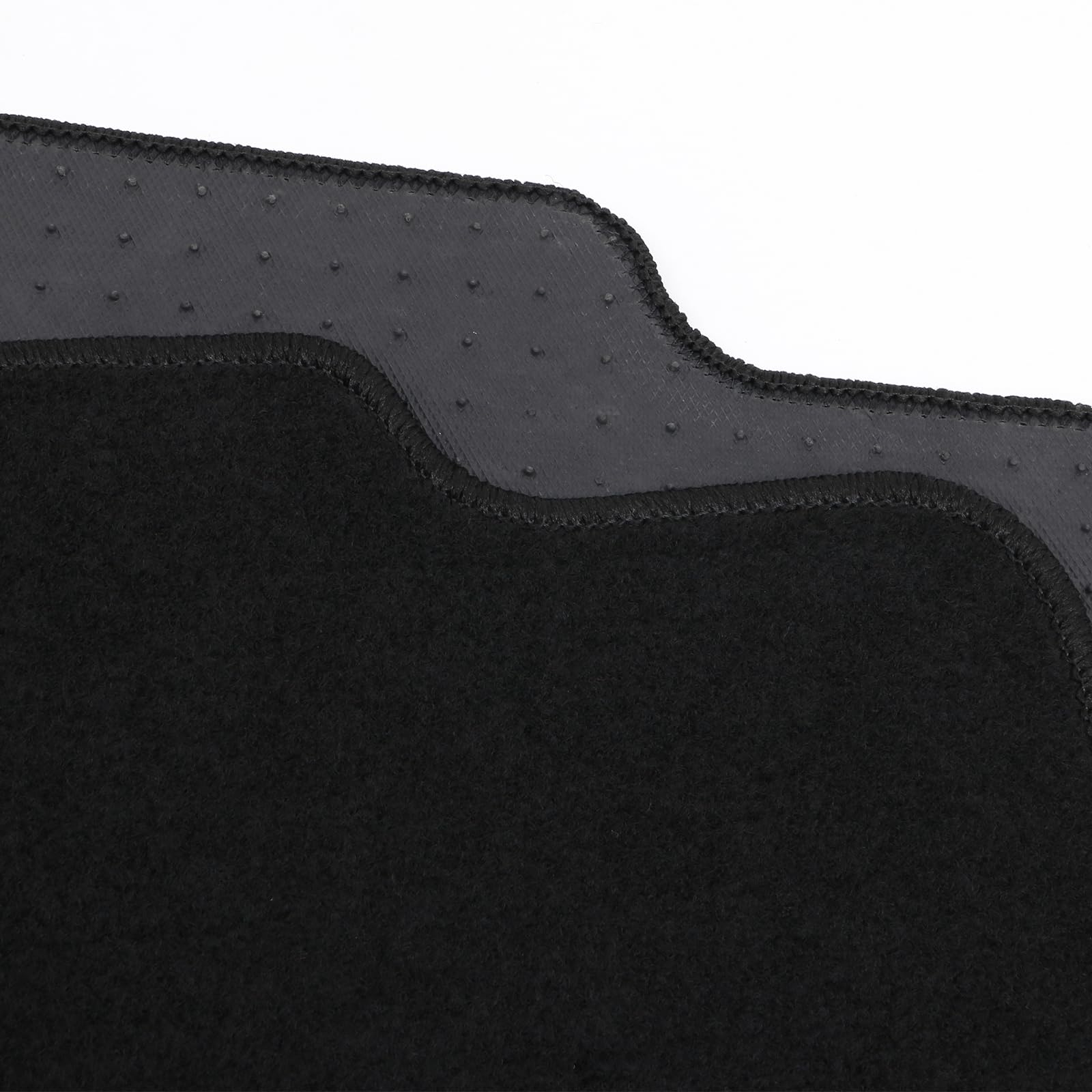 IKON MOTORSPORTS Black Nylon Car Floor Mats for 2010-2015 Chevrolet Camaro - Perfect Fit Front Floor Liners for 2011 2012 2013 2014 Models | All-Weather Protection & Enhanced Interior Style