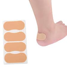 Gold-Tone Medical Corn & Blister Pads for Feet - Toe & Heel Protection, Anti-Friction Cushions, Instant Relief Plaster Patches (4-Pack) - Perfect for Running, Hiking & Daily Comfort