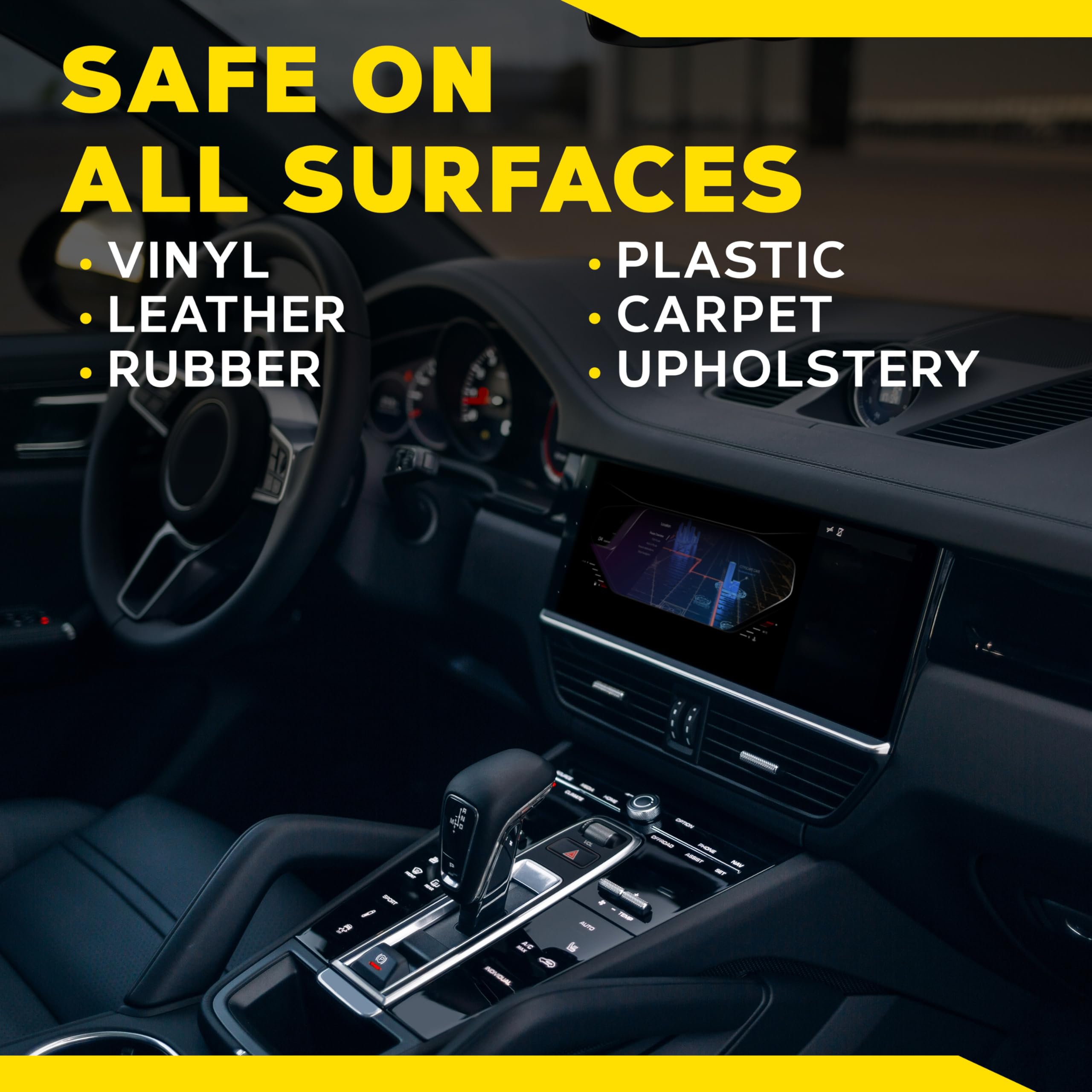 Meguiar's All Surface Interior Cleaner - 16oz | Premium Multi-Purpose Auto Interior Cleaner for Cars, Trucks & SUVs | Safe & Effective Cleaning for Leather, Vinyl, Plastic & Dashboards | Leaves Fresh Scent | Ideal for Car Detailing, Routine Maintenance & Deep Cleaning