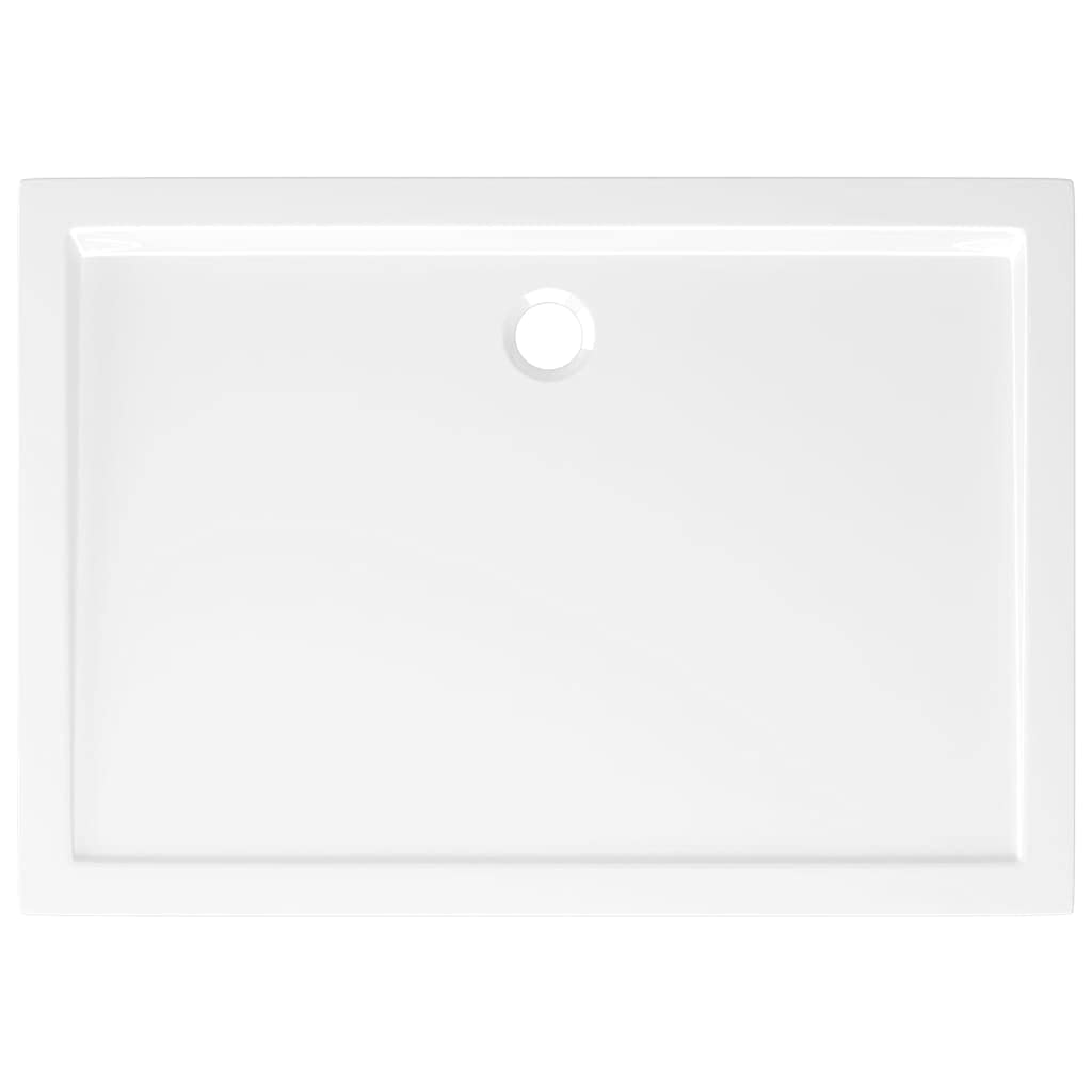Estink White Rectangular Shower Base Tray - Durable Bathroom Shower Pan for Walk-in Showers & Bathroom Remodels - Perfect for Modern Home Renovations