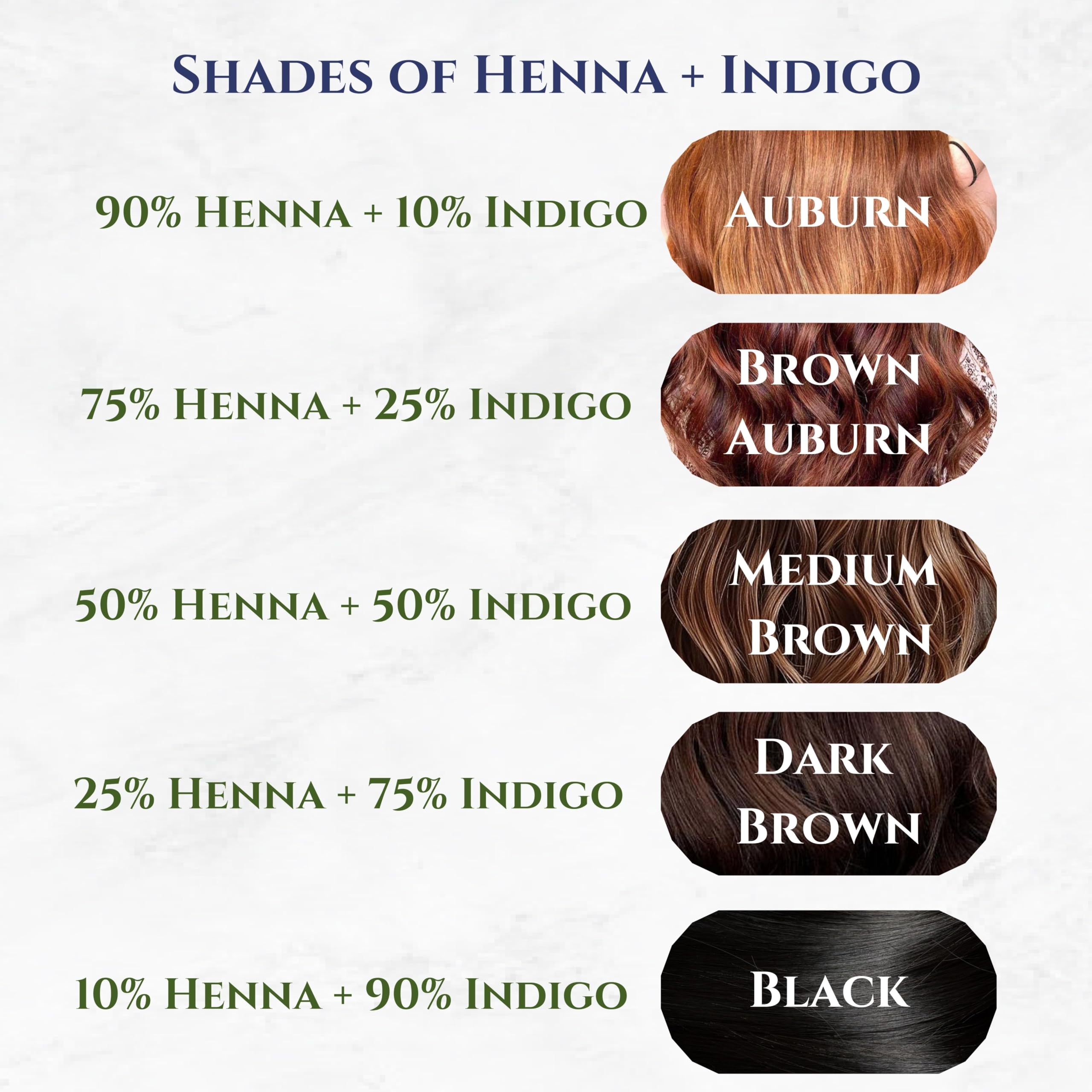 100% Pure Ashpveda Natural Henna & Indigo Hair Dye for Women | Herbal Hair Color Combo (50g Each) | Safe Chemical-Free Gray Coverage | Perfect for Home Use & Salon Treatments