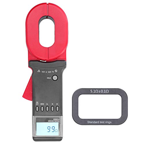 Digital Clamp Meter Multimeter - 600A AC/DC Current Voltage Tester, Resistance & Continuity Checker with Double Insulation & ABS Shell - Ideal for Electricians, HVAC Technicians & Power Meteorology Telecommunications