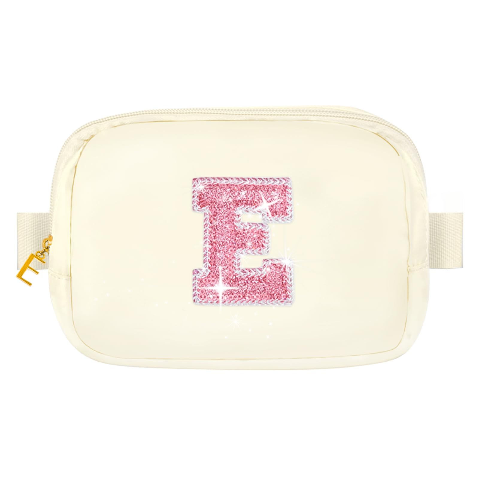 Personalized Initial Belt Bag for Women & Girls - Custom Monogram Fanny Pack with Adjustable Strap, Fashion Crossbody Waist Bag - Perfect for Travel, Gym, Running, Concerts & Everyday Use