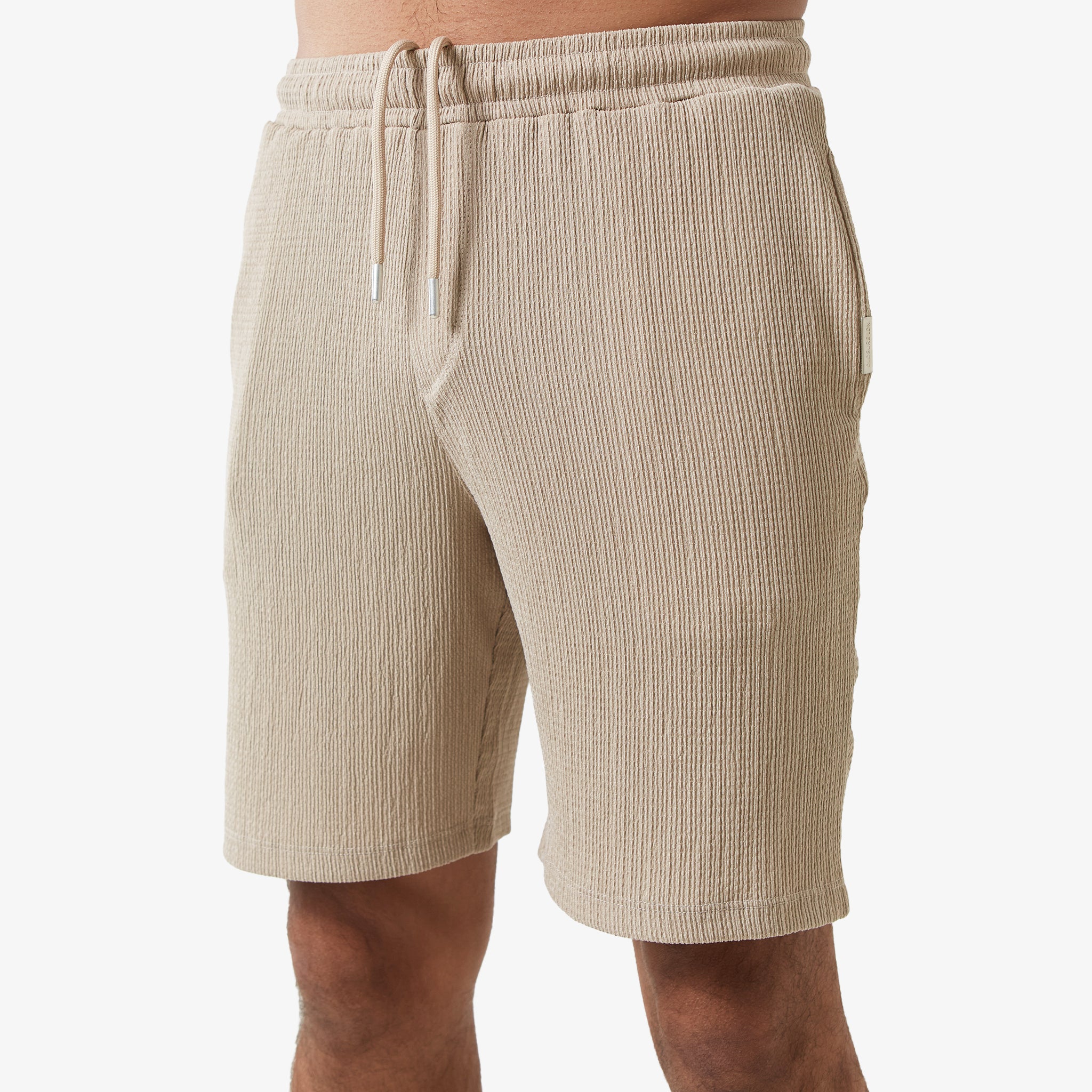 Crinkle Shorts for Women - High Waisted Casual Summer Shorts with Pockets | Stone Wash Denim | Perfect for Beach, Travel, and Everyday Wear