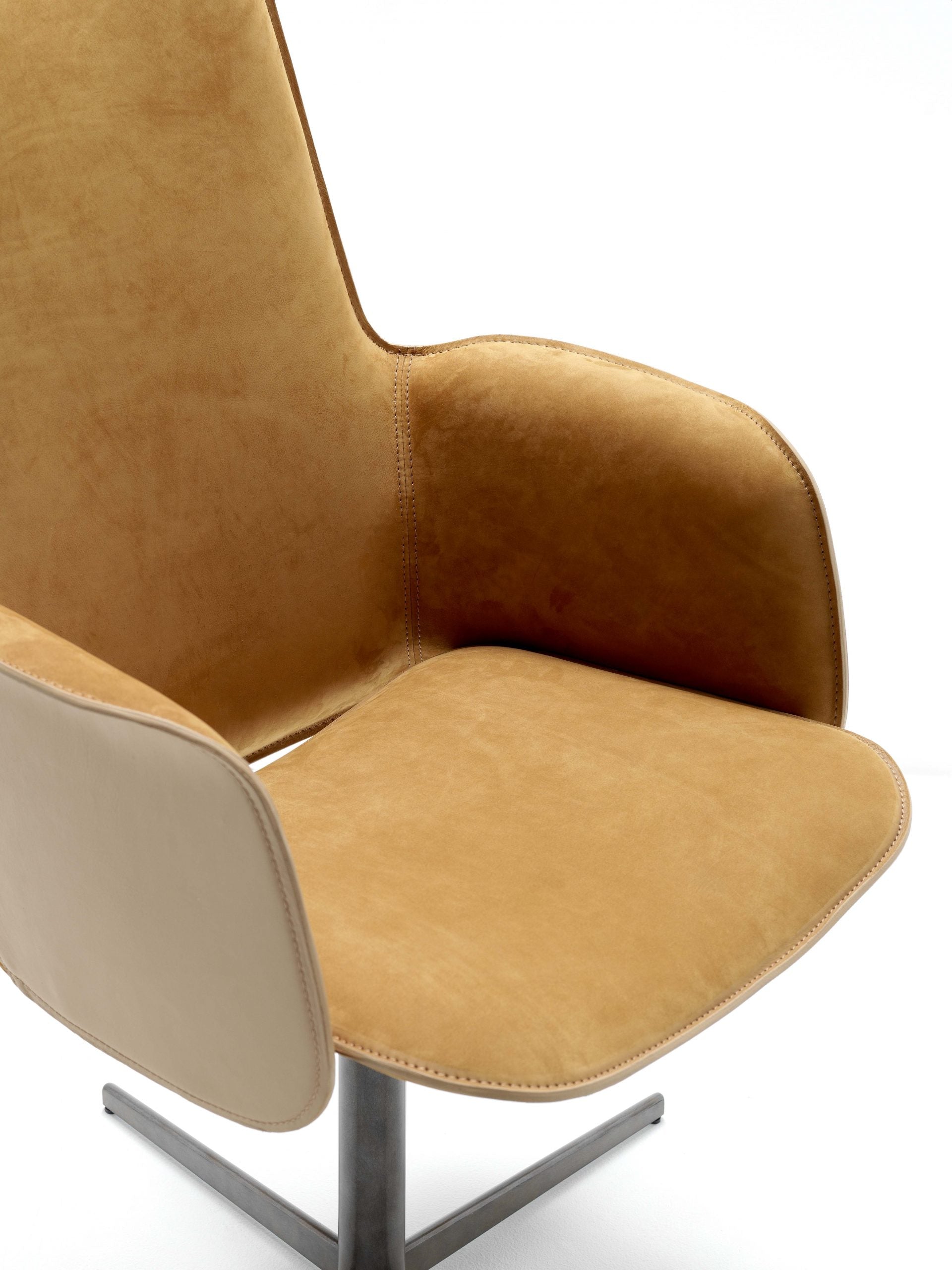 Electa Tall BC Armchair by Fasem - Modern Dining Chair with Back Support for Home, Office & Restaurant Use