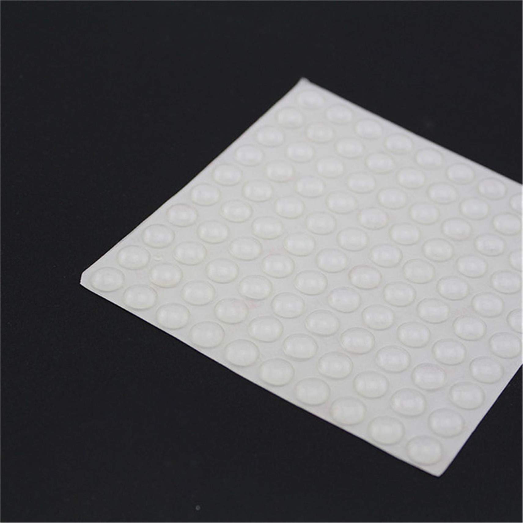 100 Pack Clear Rubber Feet Pads - Self-Adhesive Furniture Bumpers, Door Stoppers & Noise Dampening Pads for Cabinets, Drawers, Tables (Soft Close Protection, Non-Slip) - Perfect for Home, Office & DIY Projects