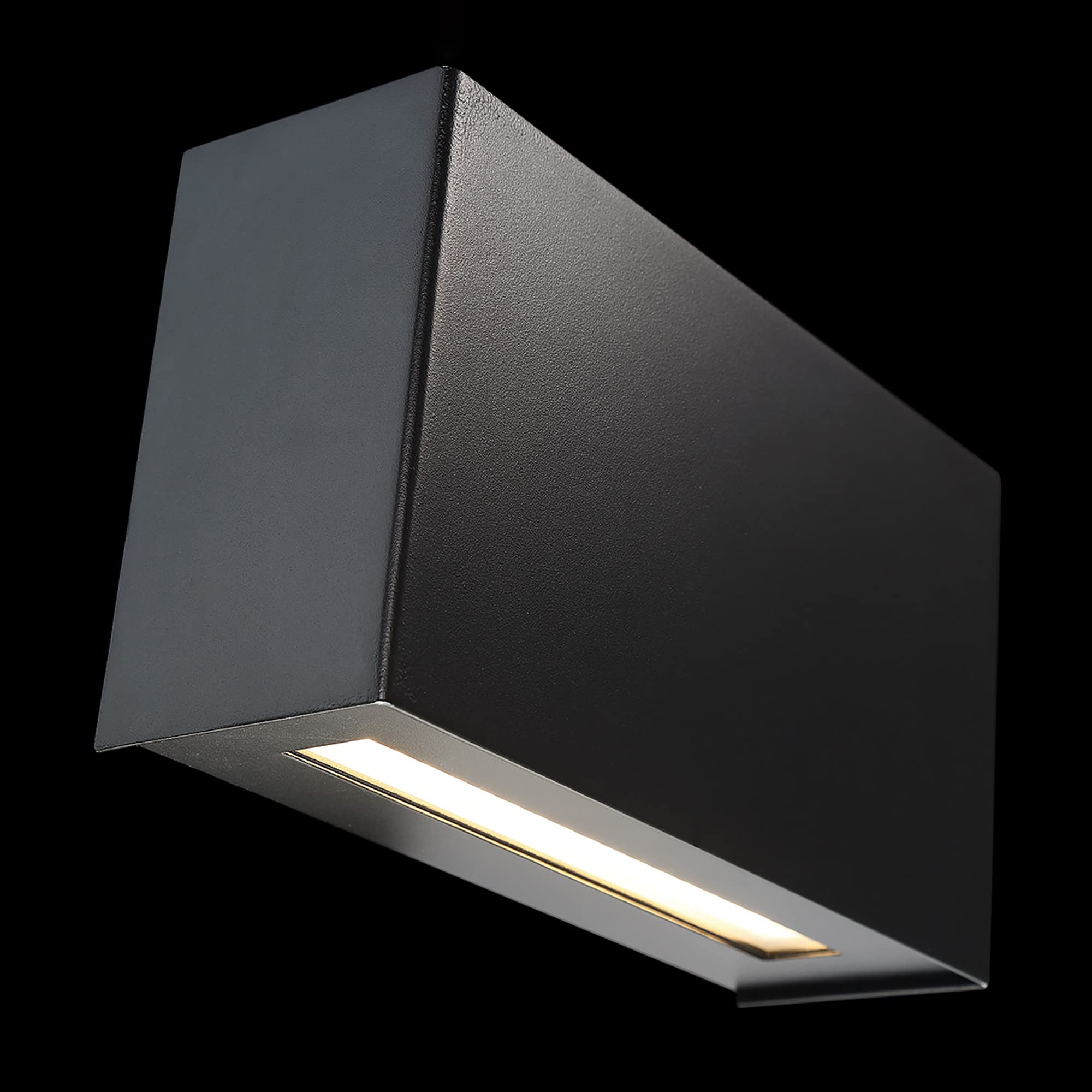 WAC Lighting dweLED Blok 12-inch LED Wall Sconce 3000K Black - Modern Wall Light for Bedroom, Hallway & Living Room Lighting