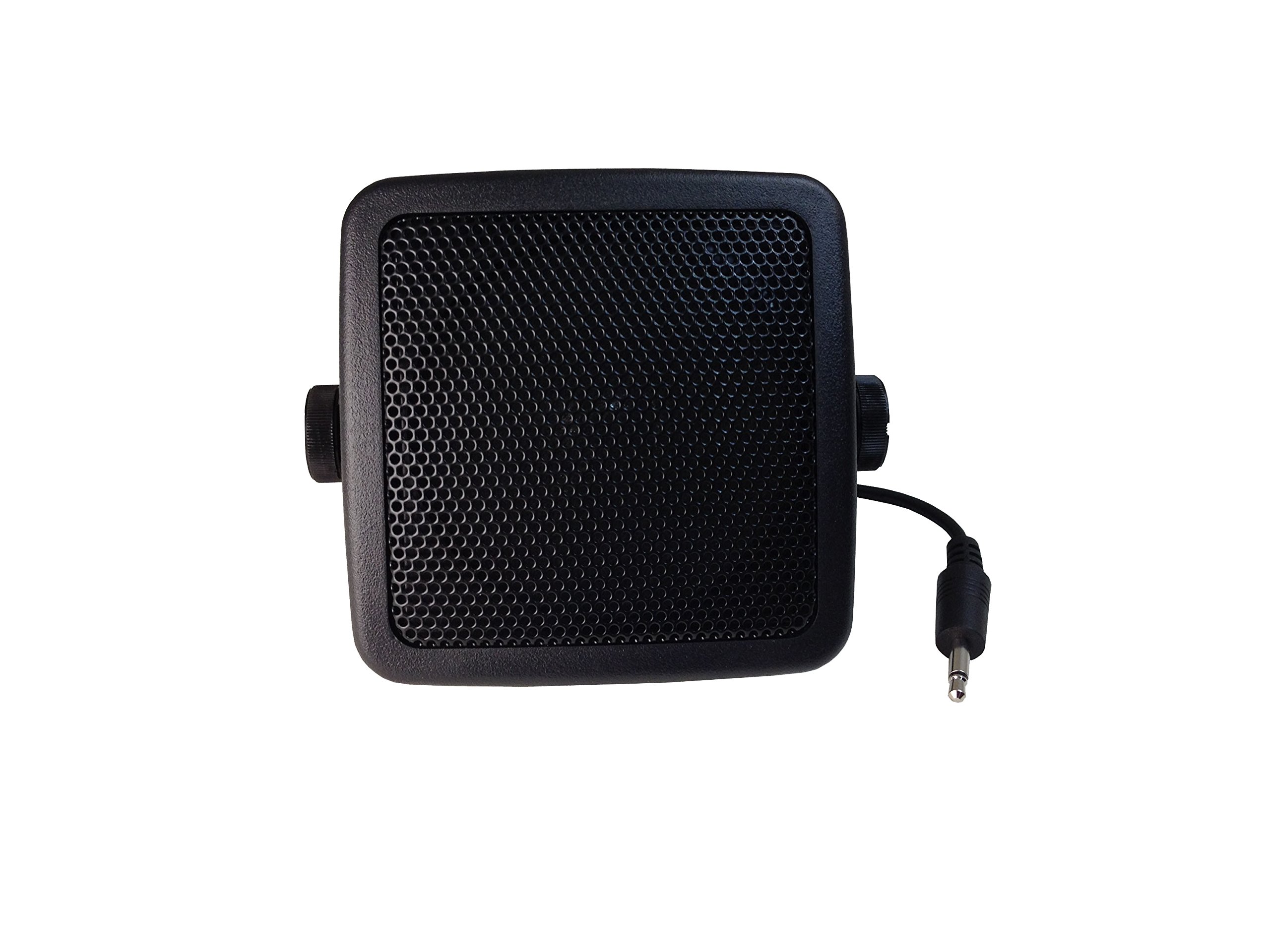 Anteenna TW-10 Straight External CB Radio Speaker for Mobile Transceiver - 5W Power with Swivel Bracket & 1.8M Cable (3.5mm Mono Plug) - Perfect for Ham Radio, CB Radio & Truck Communication