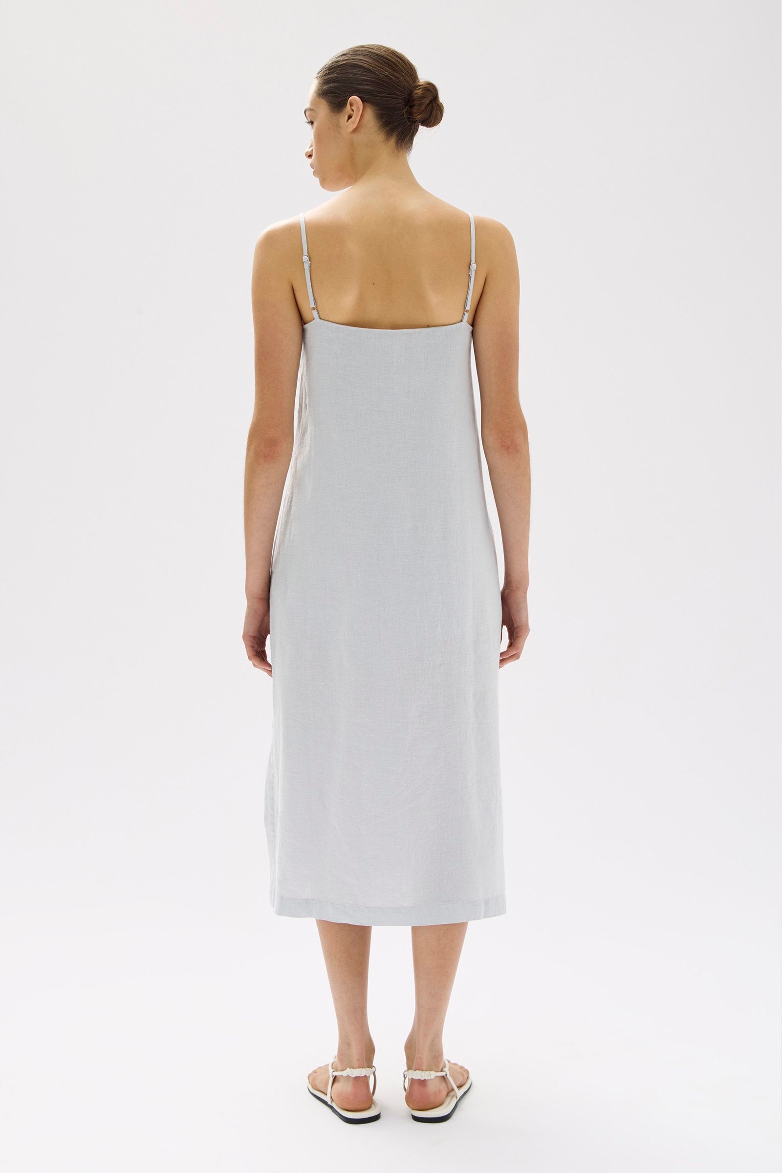 Vallory Women's Linen Slip Dress - Soft & Breathable Summer Maxi Dress for Beach, Vacation & Casual Wear