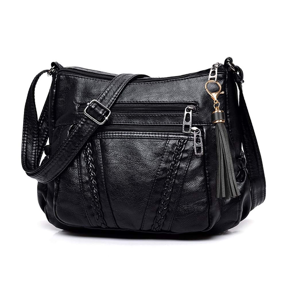 ELDA Embroidery Women's Top Handle Satchel Handbag - Elegant Crossbody Purse for Women | Perfect for Work, Travel & Special Occasions