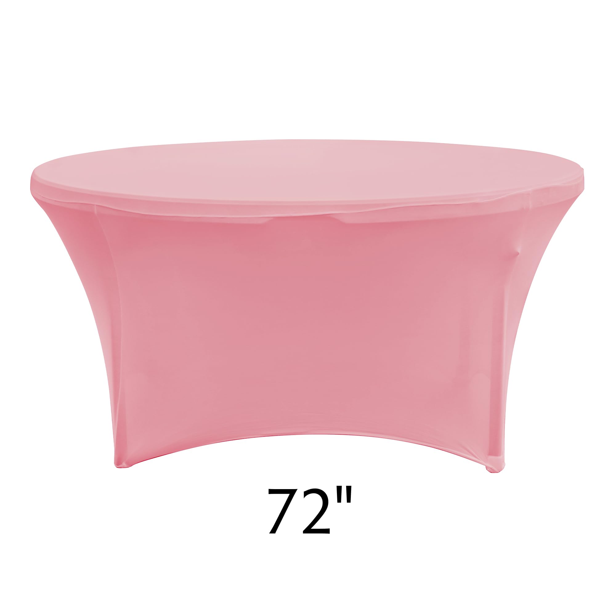 Elegant Round Fitted Spandex Tablecloth - 72