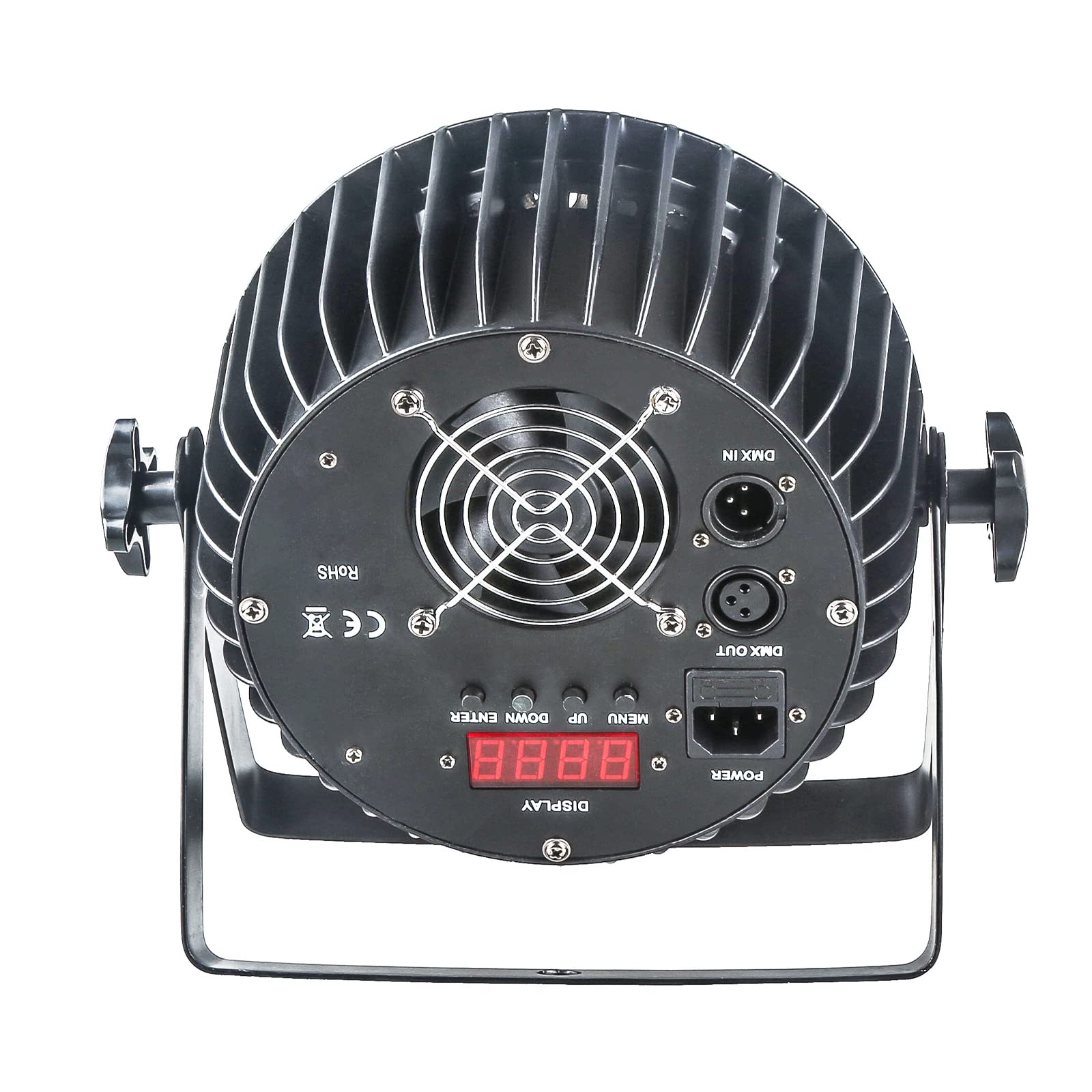 18x18W LED RGBWAUV 6-in-1 Par Can Lights - Professional DMX Stage Lighting & DJ Wash Lights with Sound Activation | Perfect for Weddings, Parties, Clubs & Live Events