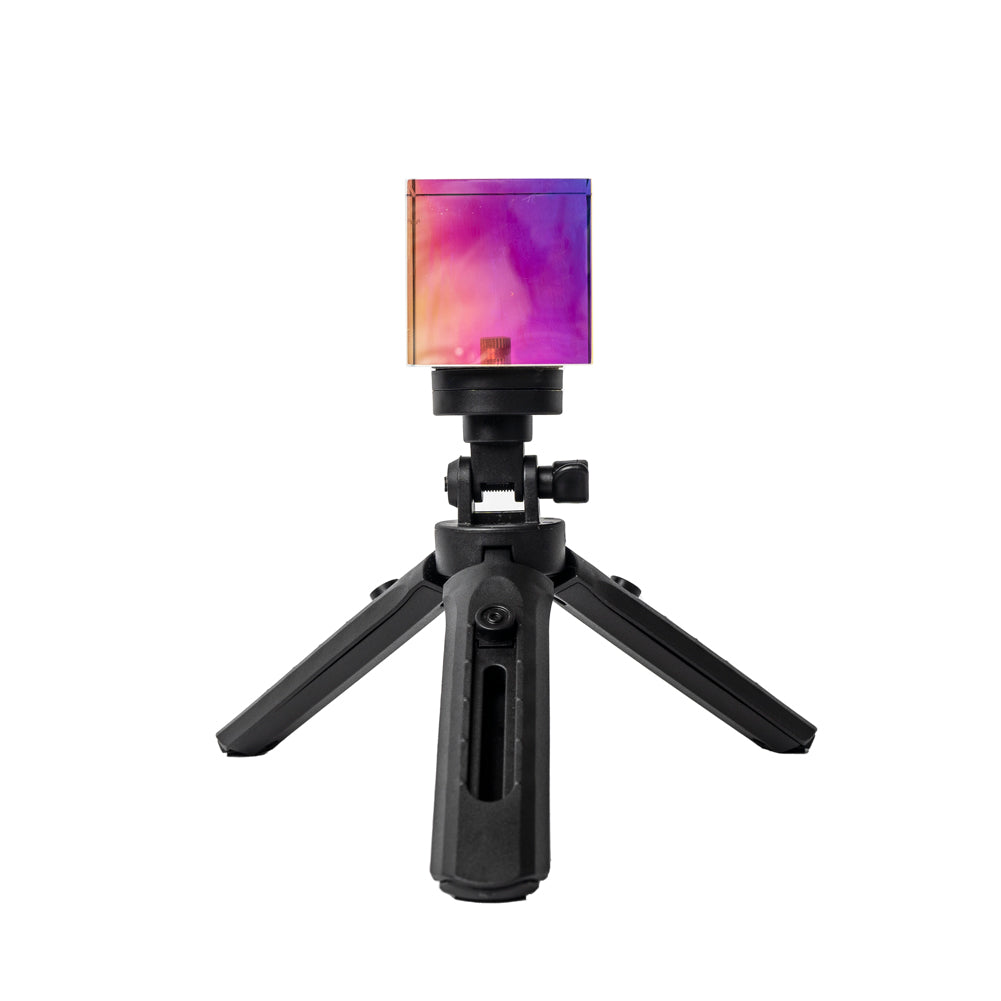 Clear Optical Glass Prism Cube for Creative Photography - Perfect for Light Refraction Experiments, Photo Props, and Science Education