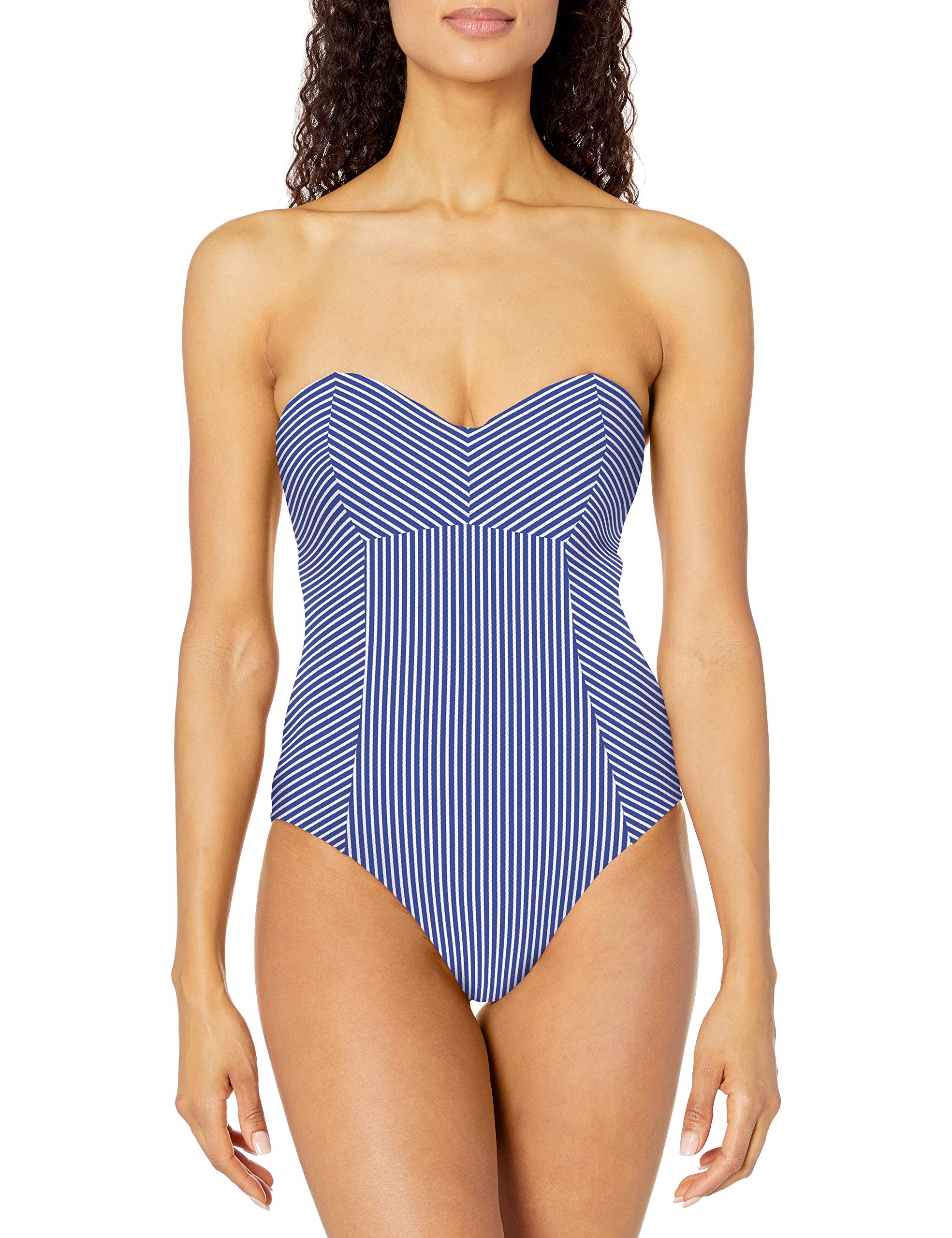 Seafolly Women's C D Bandeau One Piece Swimsuit - Stylish & Supportive Swimwear for Beach, Pool & Vacation | Perfect for Summer, Travel & Water Activities