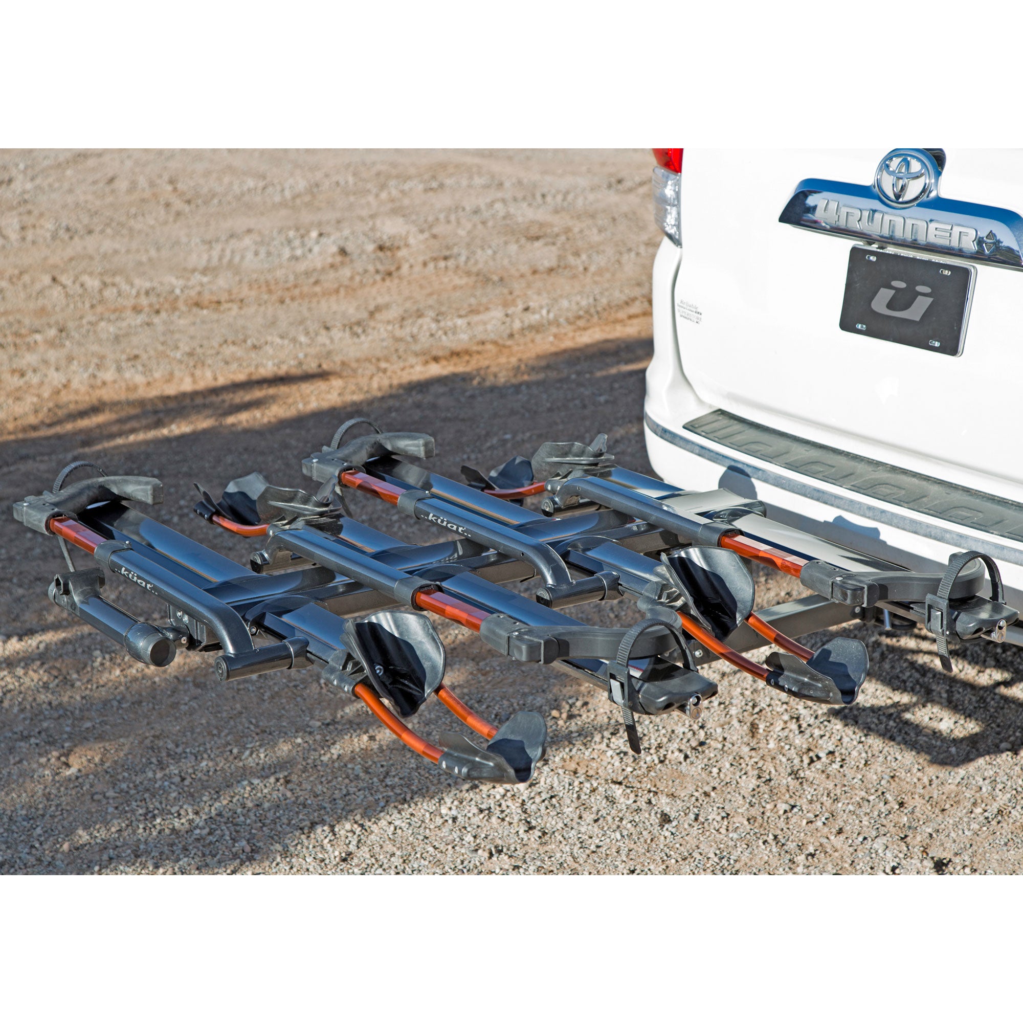 Kuat NV 2.0 Bike Rack with Add On Hitch Mount - Heavy Duty Bicycle Carrier for Cars, SUVs & Trucks | Perfect for Road Trips, Mountain Biking & Outdoor Adventures