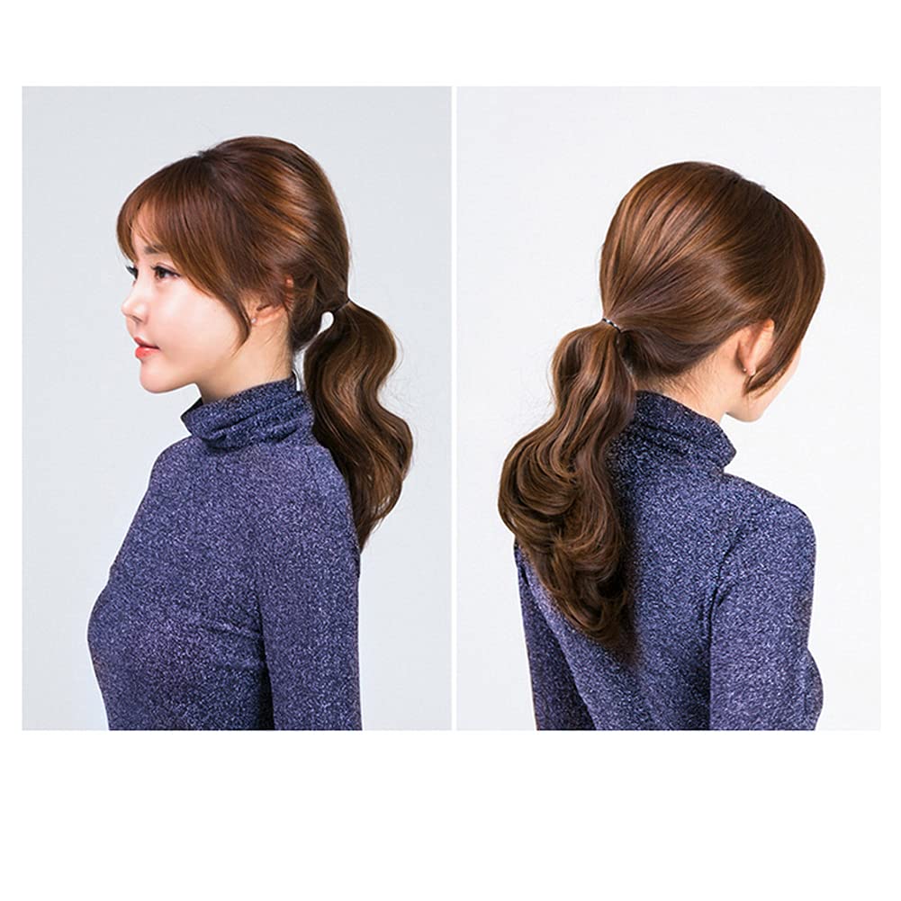NARAMAX Invisible Hair Bun Clip - False Hair Base Bump, Fluffy Hair Pad Styling Insert for Volume - Light Brown Hair Accessories for Women & Girls | Perfect for Updos, Ponytails & Special Occasions