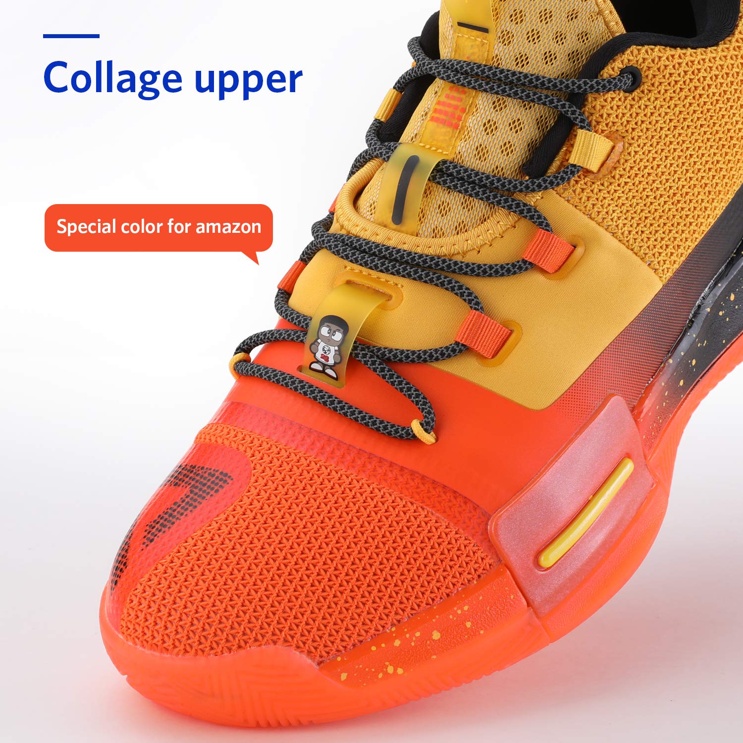 PEAK Men's Flash Basketball Shoes - Lou Williams Underground Taichi Adaptive Cushioning Sneakers - Non-Slip Sports Shoes for Running, Walking & Fitness - Perfect for Court Play, Gym Workouts & Casual Streetwear