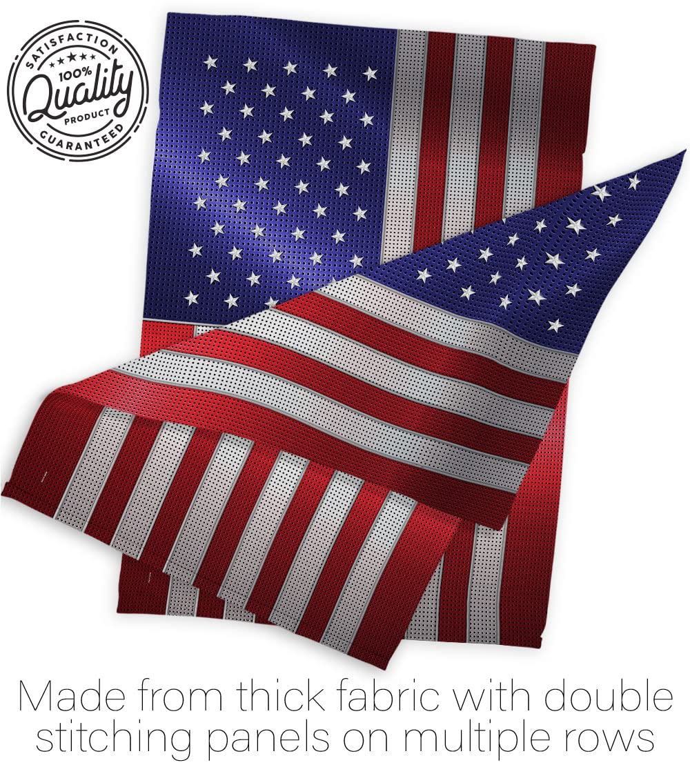 American Pride Decorative Steel House Flag Set 28x40 - Outdoor & Garden Decor