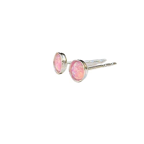 Silver - Pink Opal