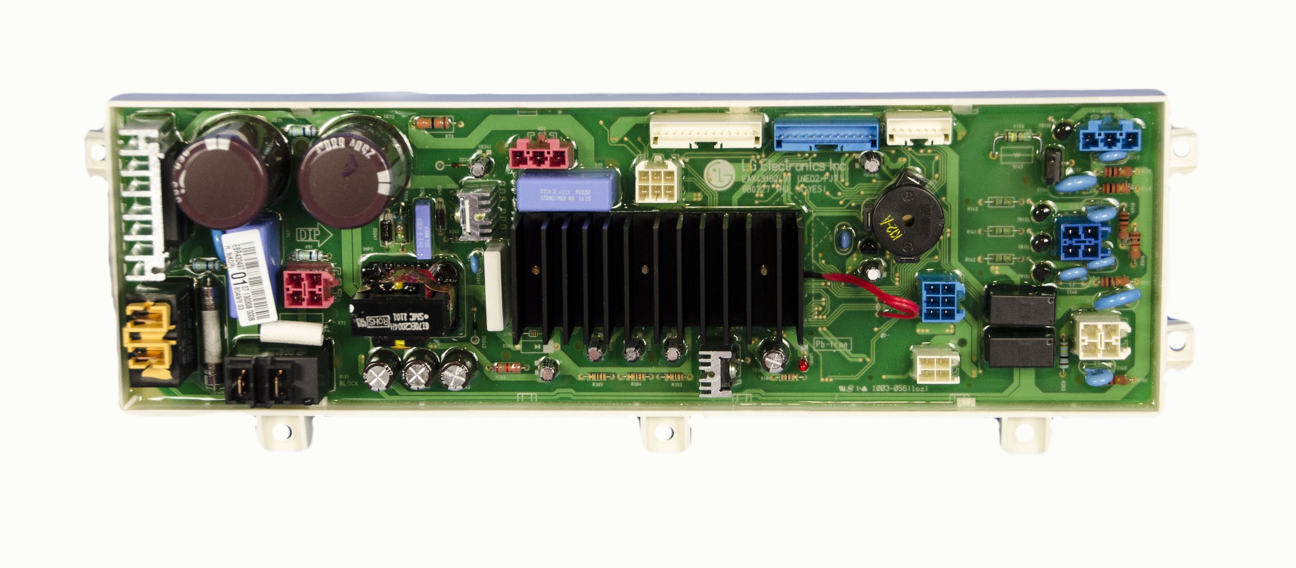 LG EBR43249701 Washing Machine Main PCB Assembly Replacement Part - Compatible with LG Washers for Home Laundry Appliances Repair