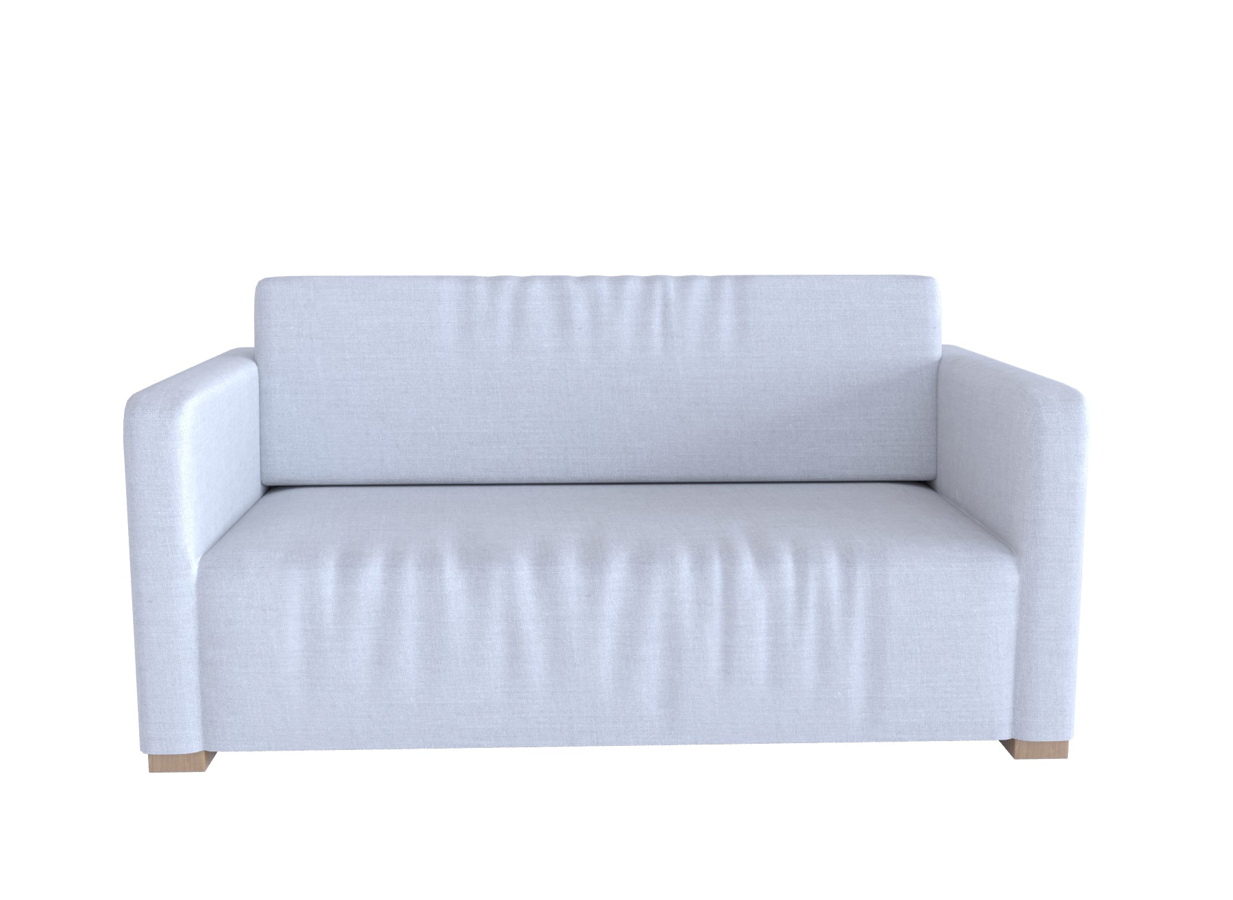 Solsta 2-Seater Sofa Bed Slipcover - Washable Stretch Fabric Sofa Protector for Living Room, Guest Room & Small Spaces