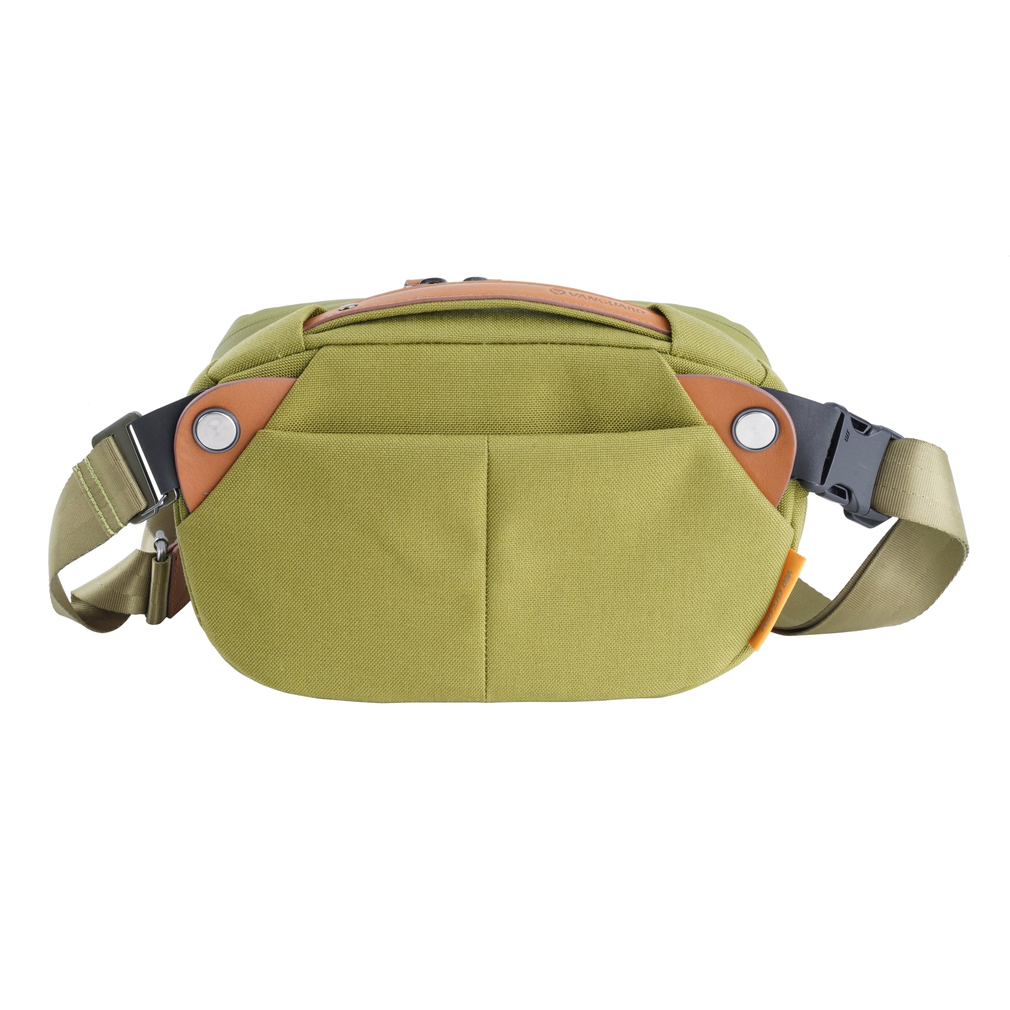 VEO City CB24 GR Crossbody Camera Bag for Women & Men - Waterproof Green Shoulder Bag for DSLR, Mirrorless Cameras - Perfect for Travel, Hiking & Everyday Use