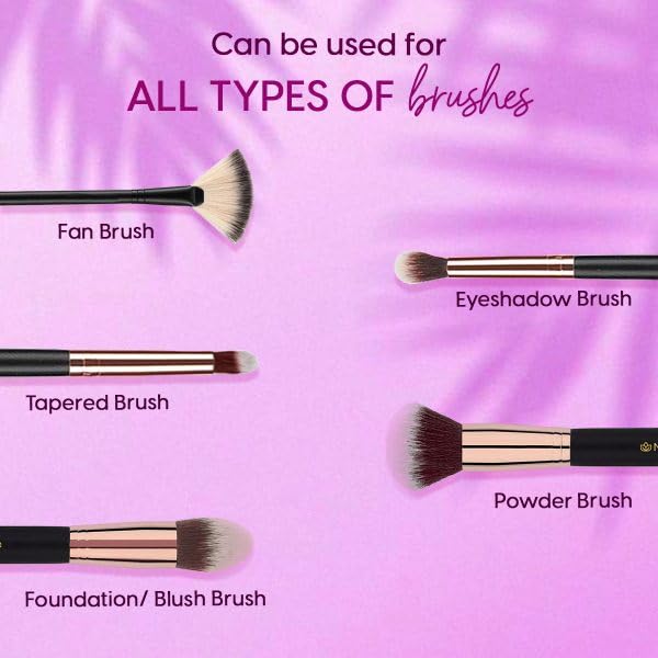 CARAPACE Silicone Makeup Brush Cleaner Pad - Quick-Drying Cosmetic Brush Cleaning Mat for Foundation, Eyeshadow & Blush Brushes (Perfect for Home & Professional Makeup Artists)