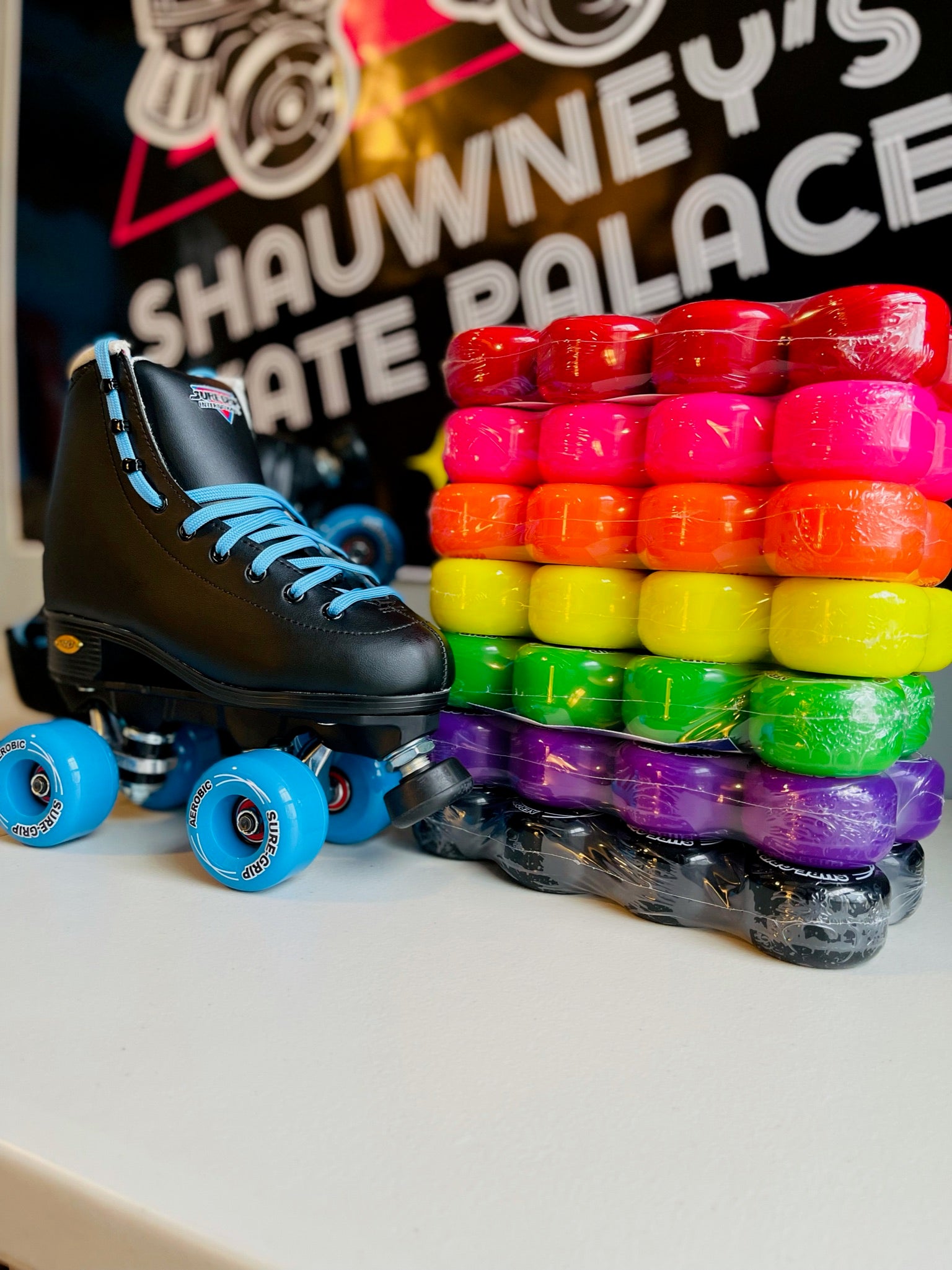 Sure Grip Fame Roller Skates - Women's Quad Skates for Indoor & Outdoor Use - Perfect for Rink, Park, and Street Skating