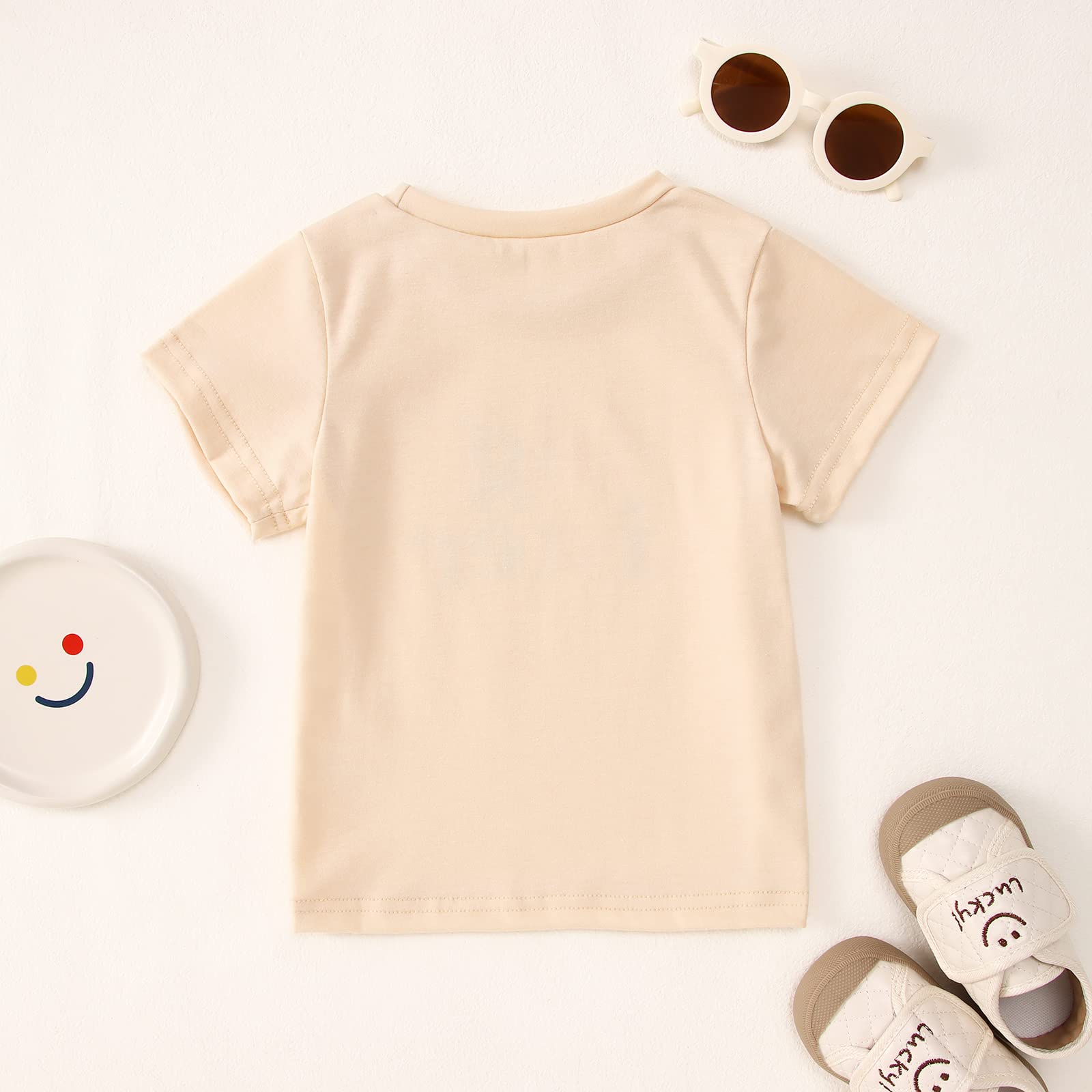 CM C&M WODRO Big Sister Toddler T-Shirt - Cute Sibling Announcement Gift for Little Girls - Matching Outfits for Sisters - Perfect for Pregnancy Reveals, Newborn Photos & Family Events