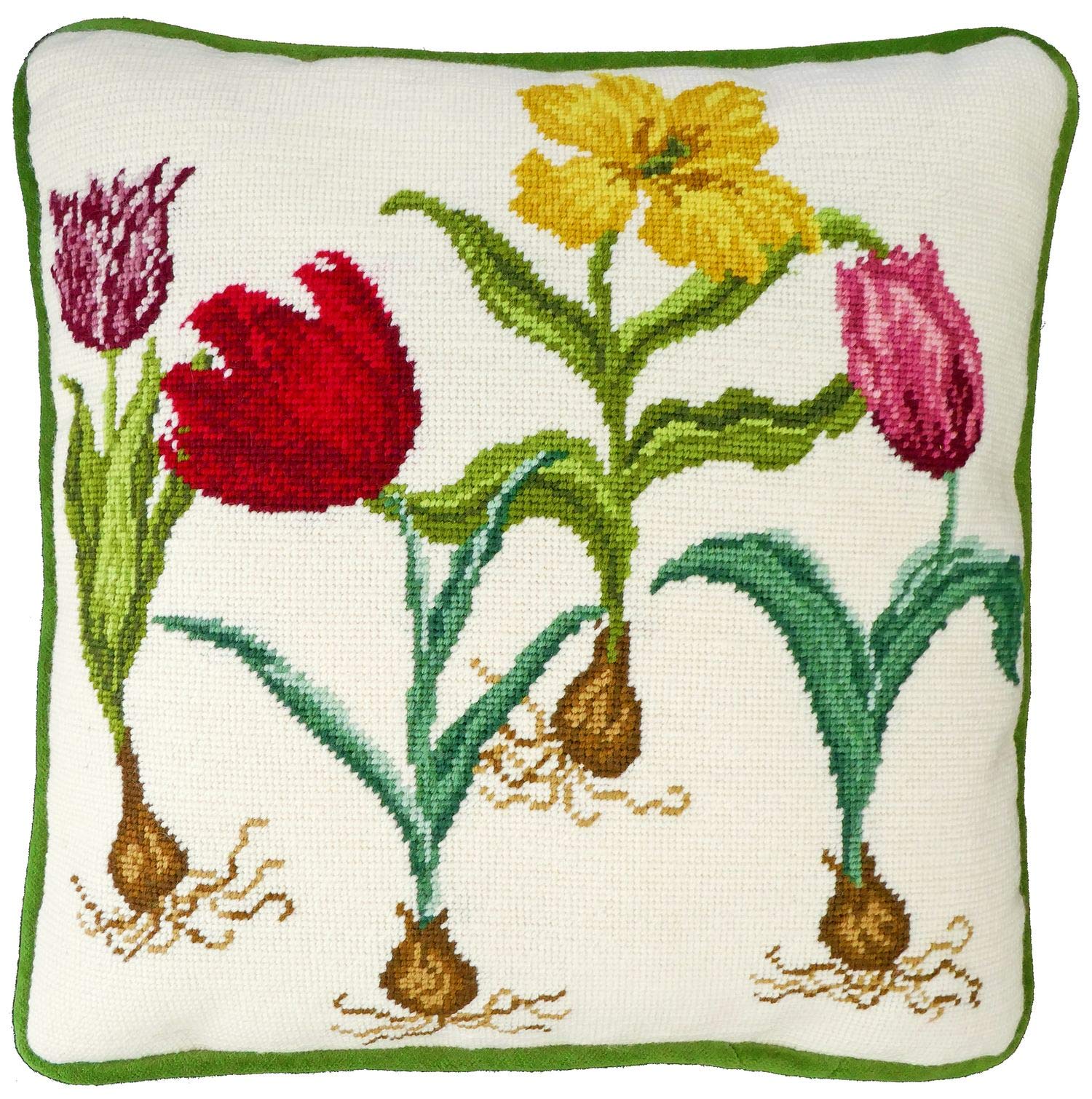 Bothy Threads Tulips Tapestry Panel Kit - DIY Embroidery Cross Stitch Kit for Home Decor, Wall Art & Craft Projects | Perfect for Living Room, Bedroom & Gift Giving