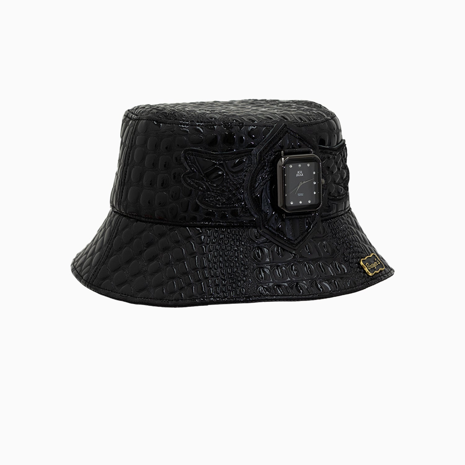 Breyer's Buck 50 Bucket Leather Watch Hat - Stylish Unisex Leather Bucket Hat for Outdoor Activities, Fishing, Hiking & Casual Wear