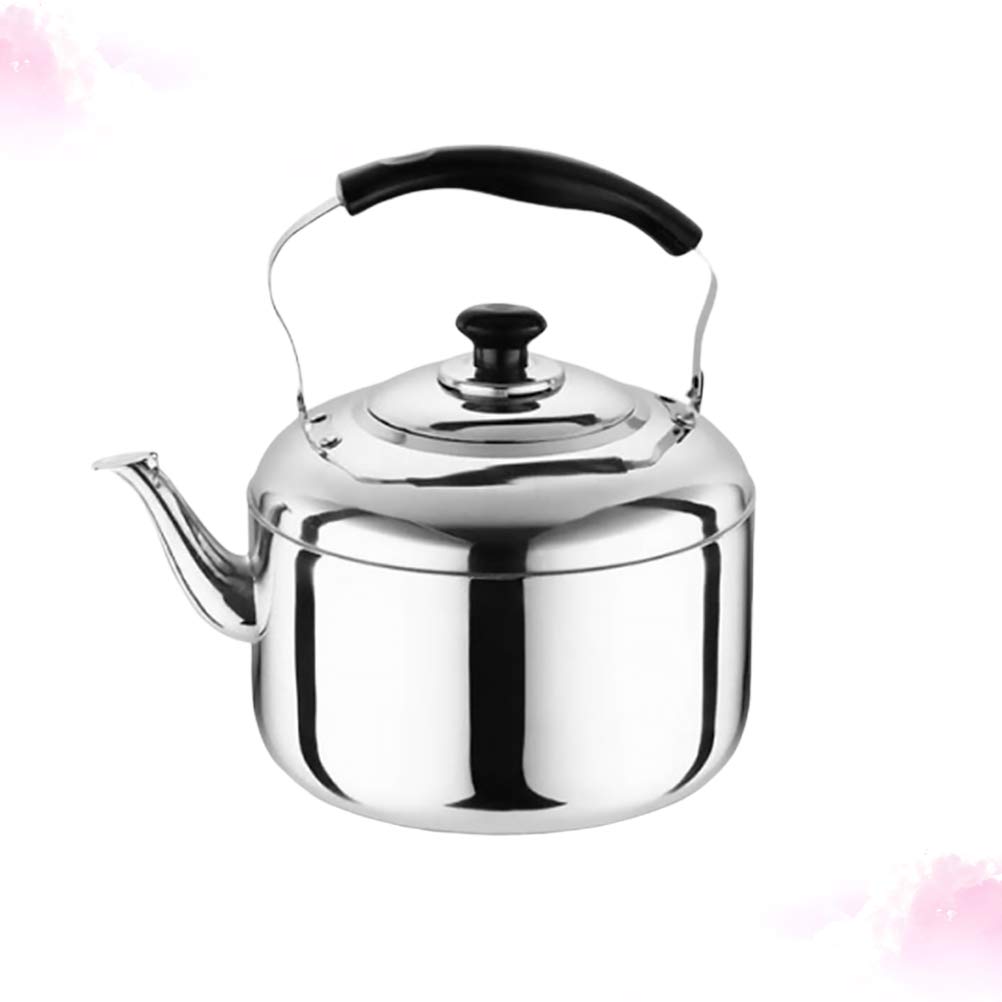 Yardwe 5.5L Stovetop Tea Kettle with Handle - Premium Blooming & Loose Leaf Tea Maker for Home & Office - Perfect for Herbal, Green & Black Tea Brewing